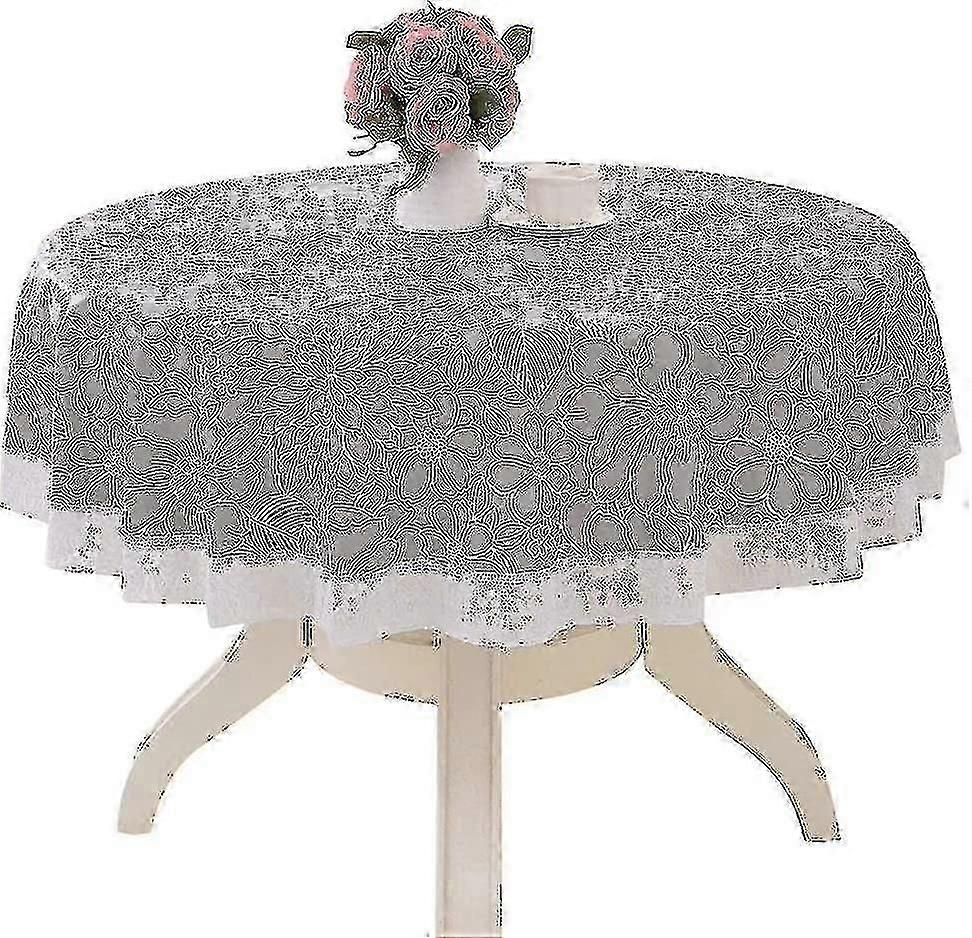 2025 Rund duk tørk ren 180 cm vanntett rynkefri flekkbestandig