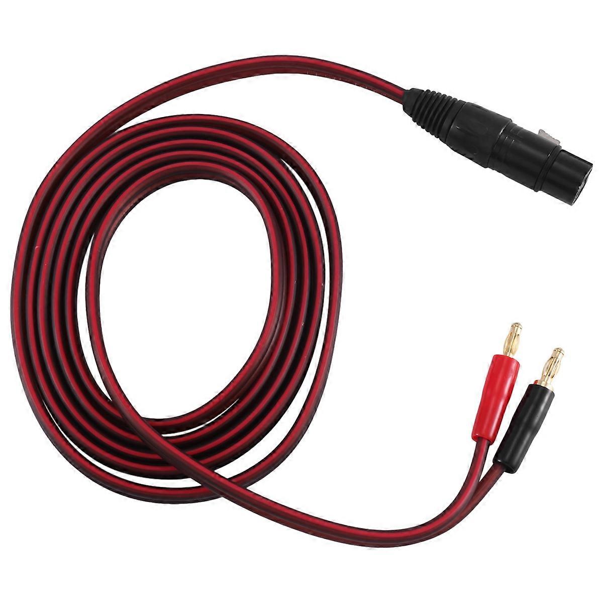 XLR to Banana XLR 3 Pin Female to Dual Banana Plugs Audio Cable, HiFi