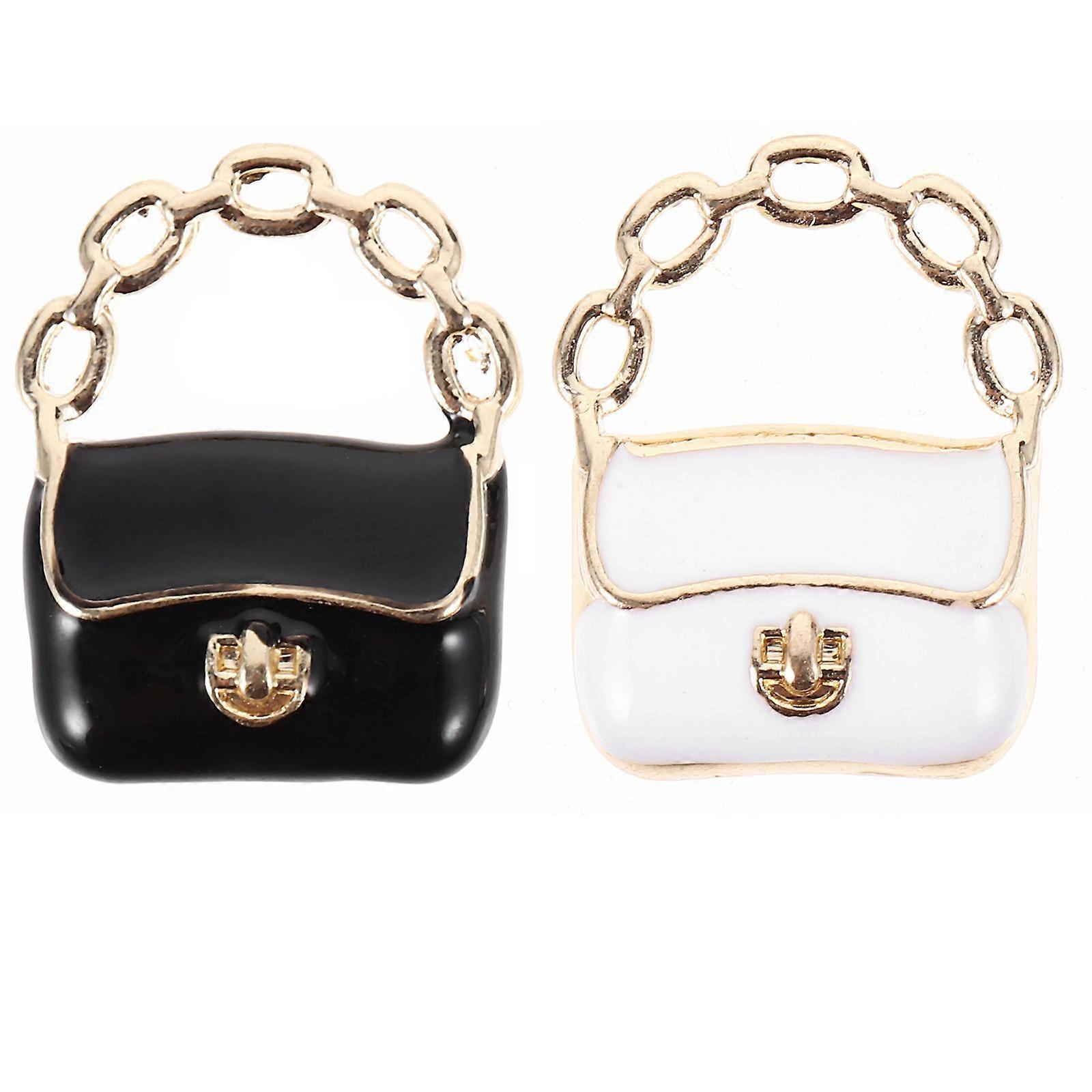 4pcs בית בובה עדין תיקים כף יד מיניאטורי דגמי בית בובה אביזרים