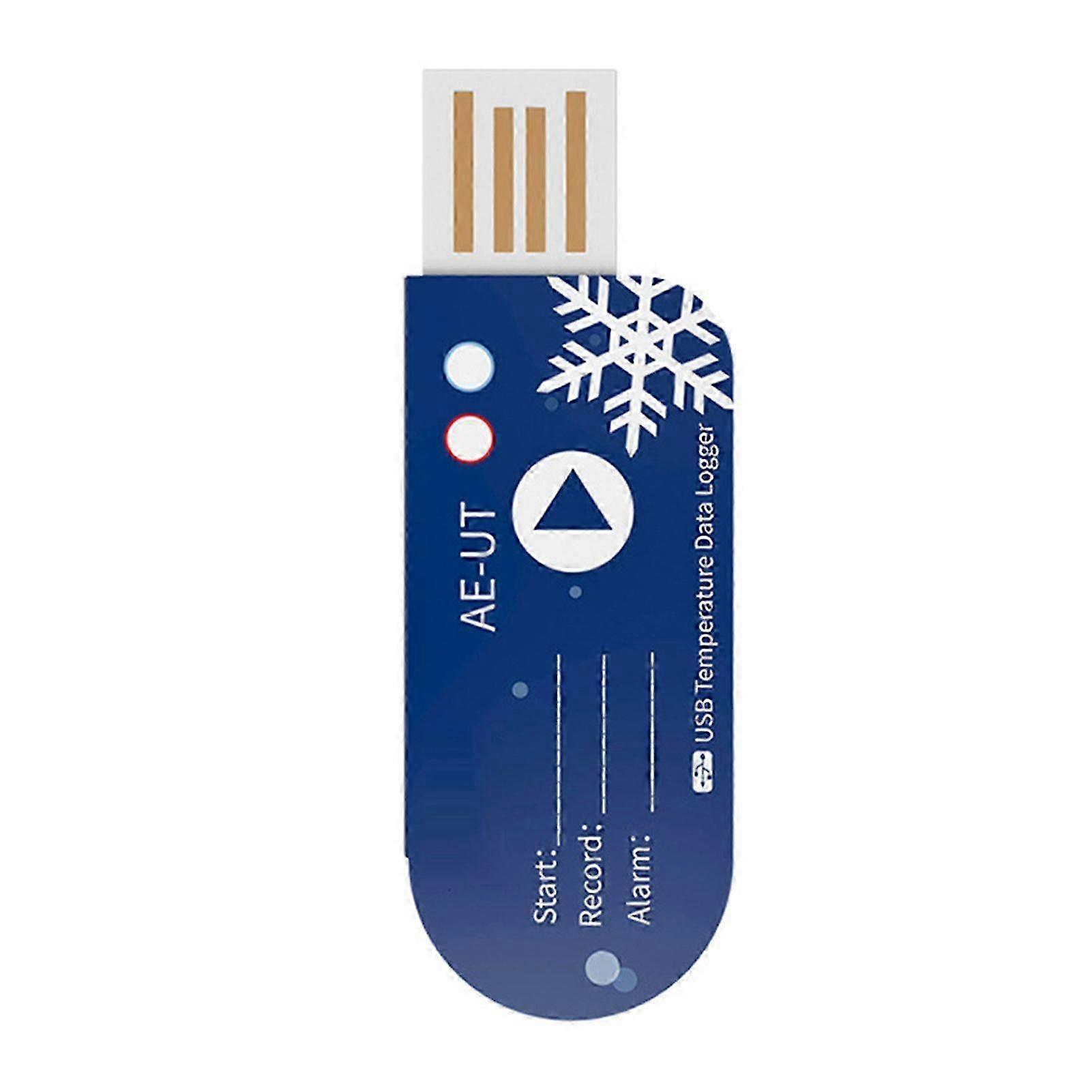 Engangstemperaturoptager PDF-rapport via Bluetooth/USB-temperaturdatalogger til Pharma Food Cold Chain Shippping Opbevaring