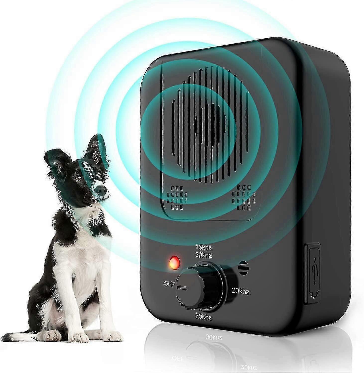 Anti Barking Dogs, 3 Adjustable Frequency Ultrasonic Anti Barking Devices With Whistle, 33 Feet Rechargeable Anti Barking Device For Small And Large D