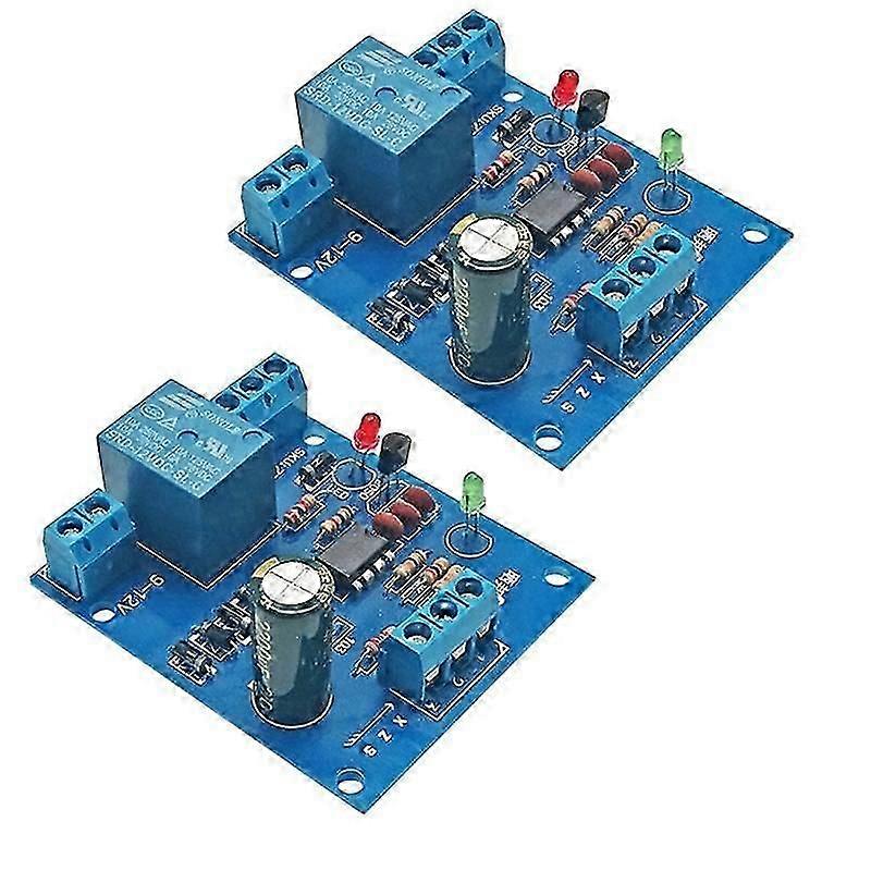 2PCS 12V Liquid Water Level Controller Sensor Automatic Pumping Water Level Detection Water Pump Co