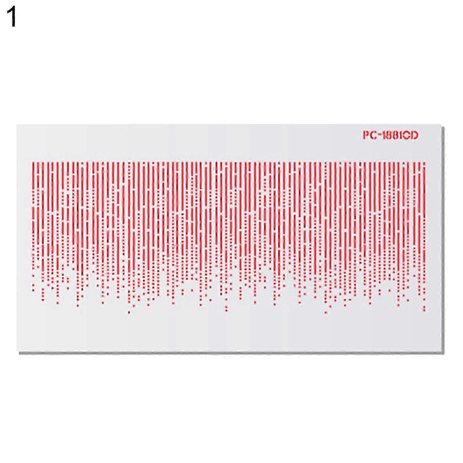 Cake Stencil Dotted Line Pattern Ornamental PET Cake Boder Spray Template Cake Decorating Tools