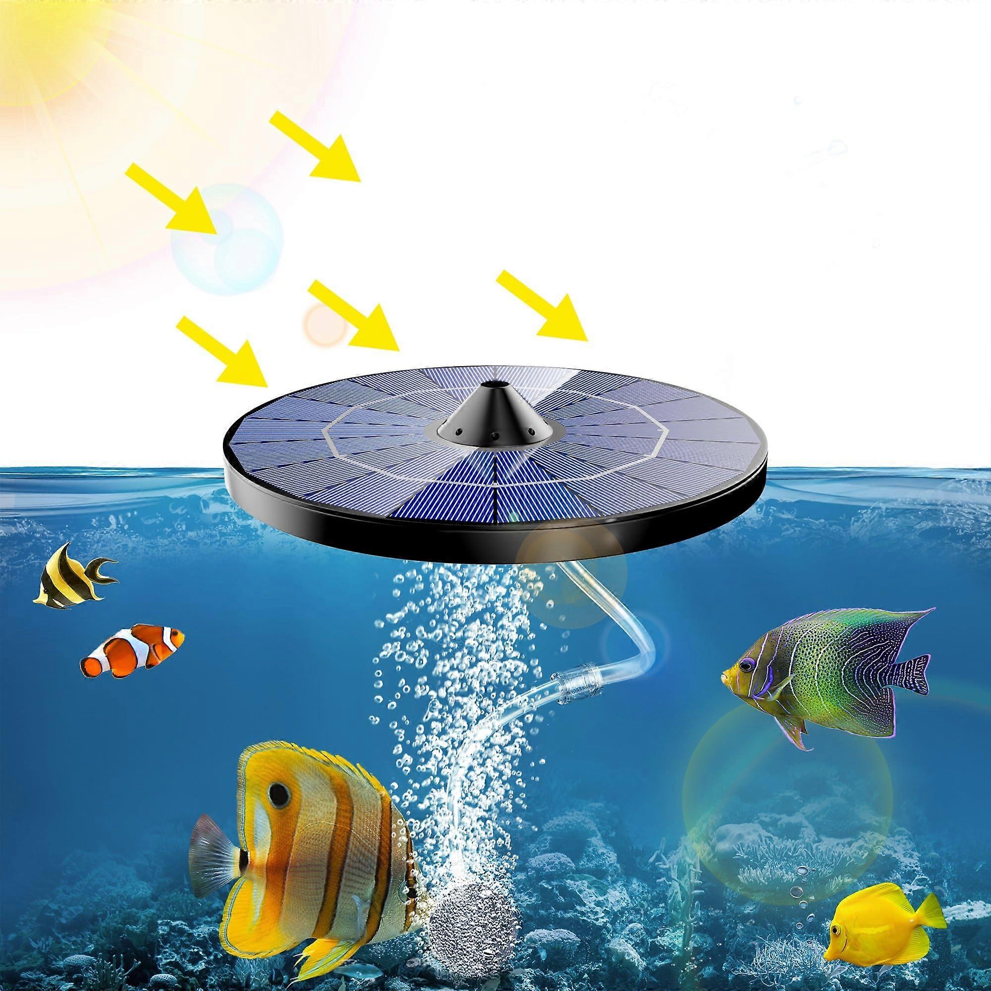 Solarbelüfter mit integriertem Design für Fischteiche und Koi-Teich-Hydrokulturen