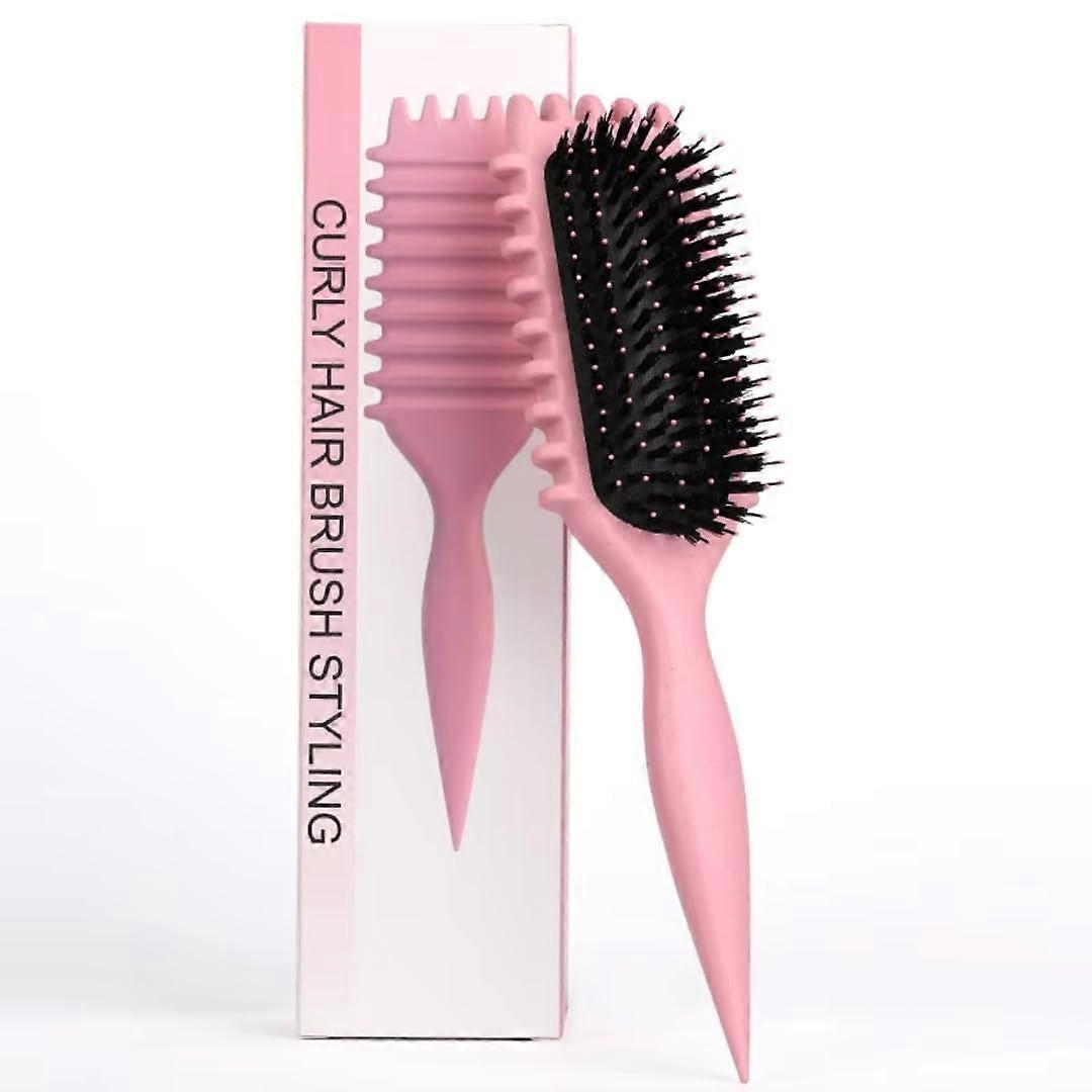 Professional Curly Hair Brush for Styling Cleaning & Smoothing