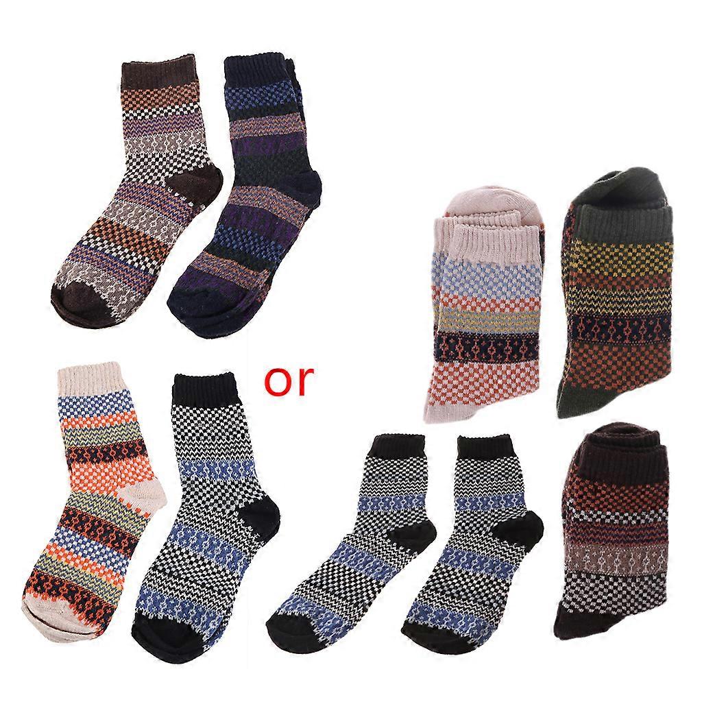 4Pair Casual Mens Warm Winter Soft Wool Socks  One Size