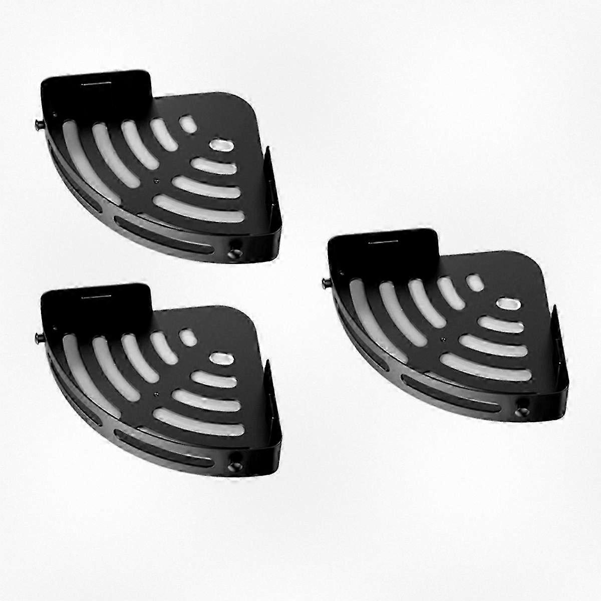 Wall-Mounted Multi-Tier Corner Shelf for Shower and Bathroom Storage