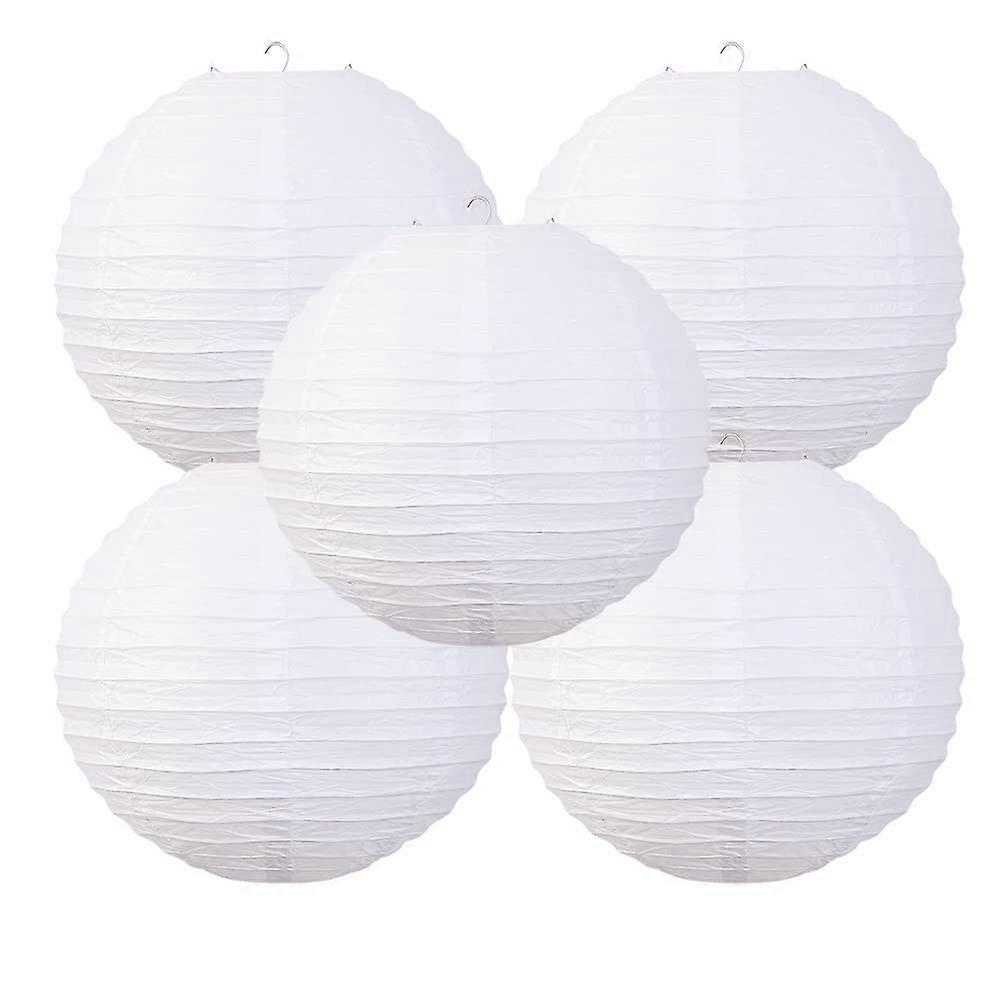 5 Chinese Style Paper Lanterns for Party Decoration 12in