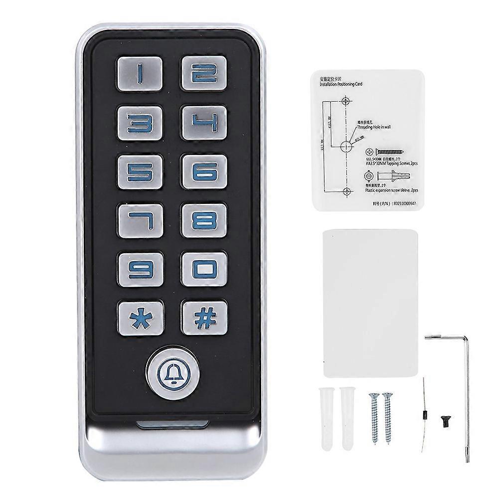 13.56MHz RFID Access Control Kit Password Card Unlock Wiegand26/34 IP67 Waterproof Backlit Keypad