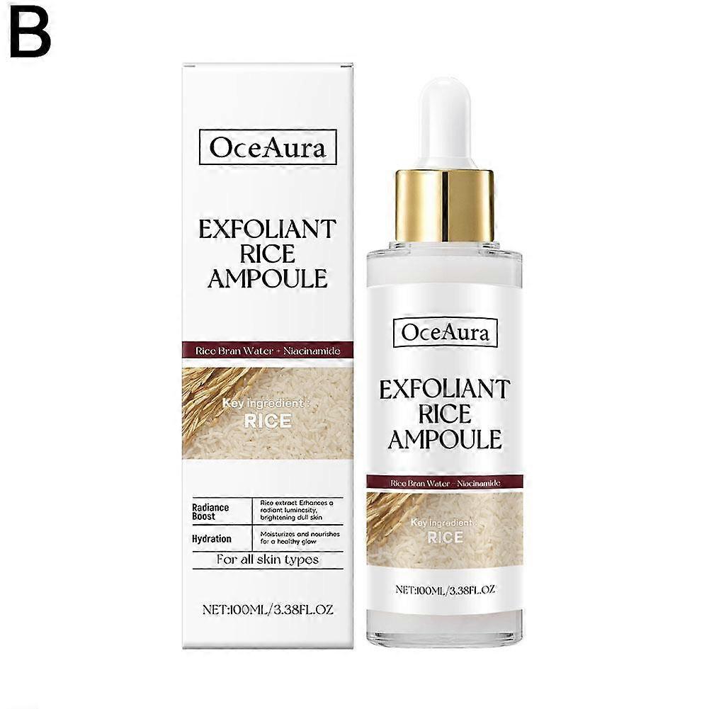 Svart ris ljusnande exfoliering