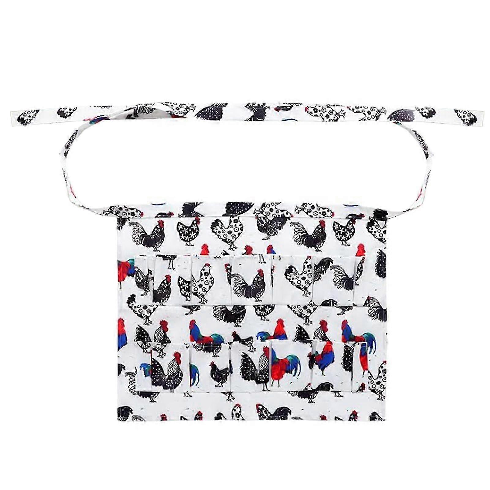 Egg Apron And Basket for Kids Canvas Lightweight Breathable Chicken Apron Comfortable Farm Apron Gift for Poultry Enthusiasts