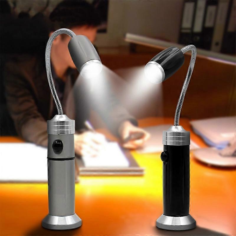 Multi-functional with Magnet Charging Rotary Zoom Turn Work Light Glare Flashlight, XPE Charging Section US Plug