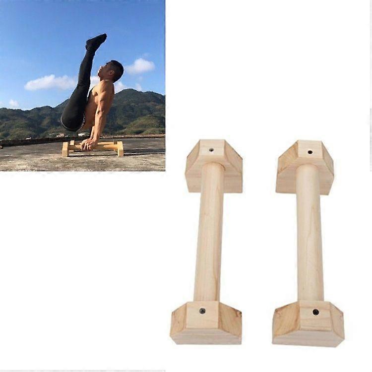 Wooden Single Parallel Bars Upside Down Exercise Stand Push-up Stand, Size: 50cm Wooden Push-up Bracket