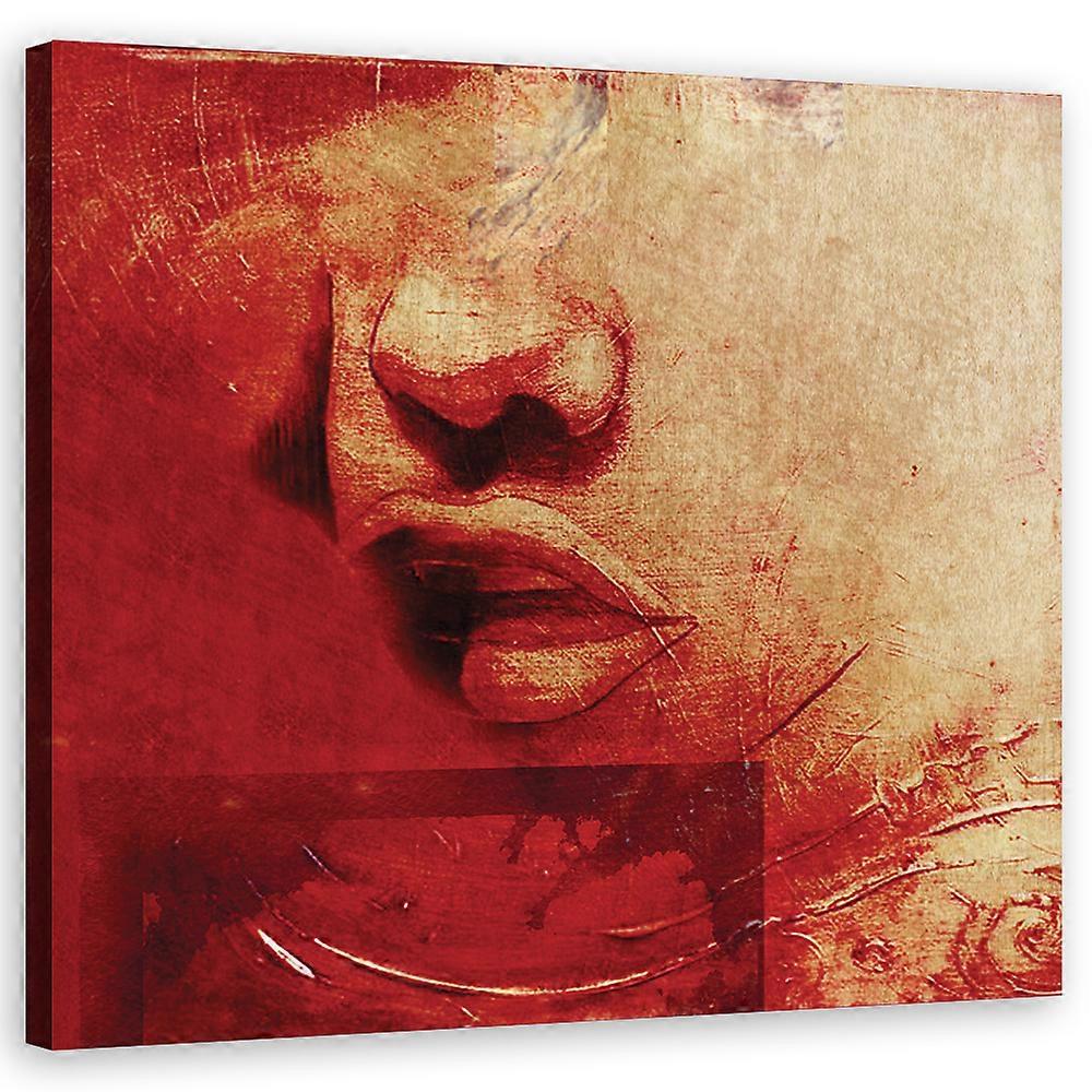 Fotoprint, Mensen - Rood - 60x60