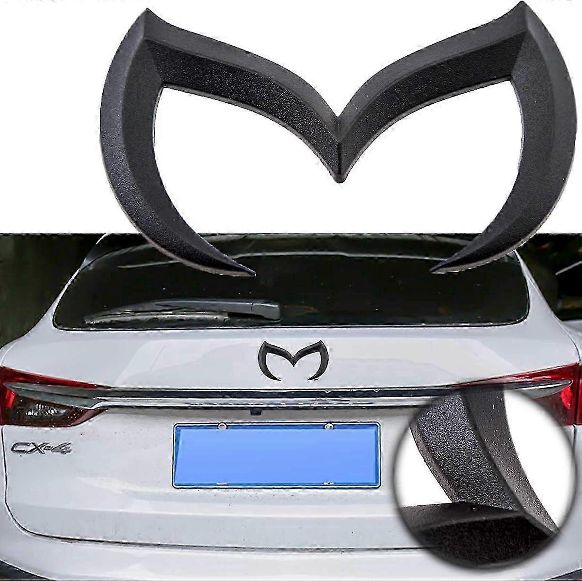 Tech Rear Trunk Evil M Emblem Logo Decor Badge Decal, Compatible with Mazda 3 6 CX MX Miata