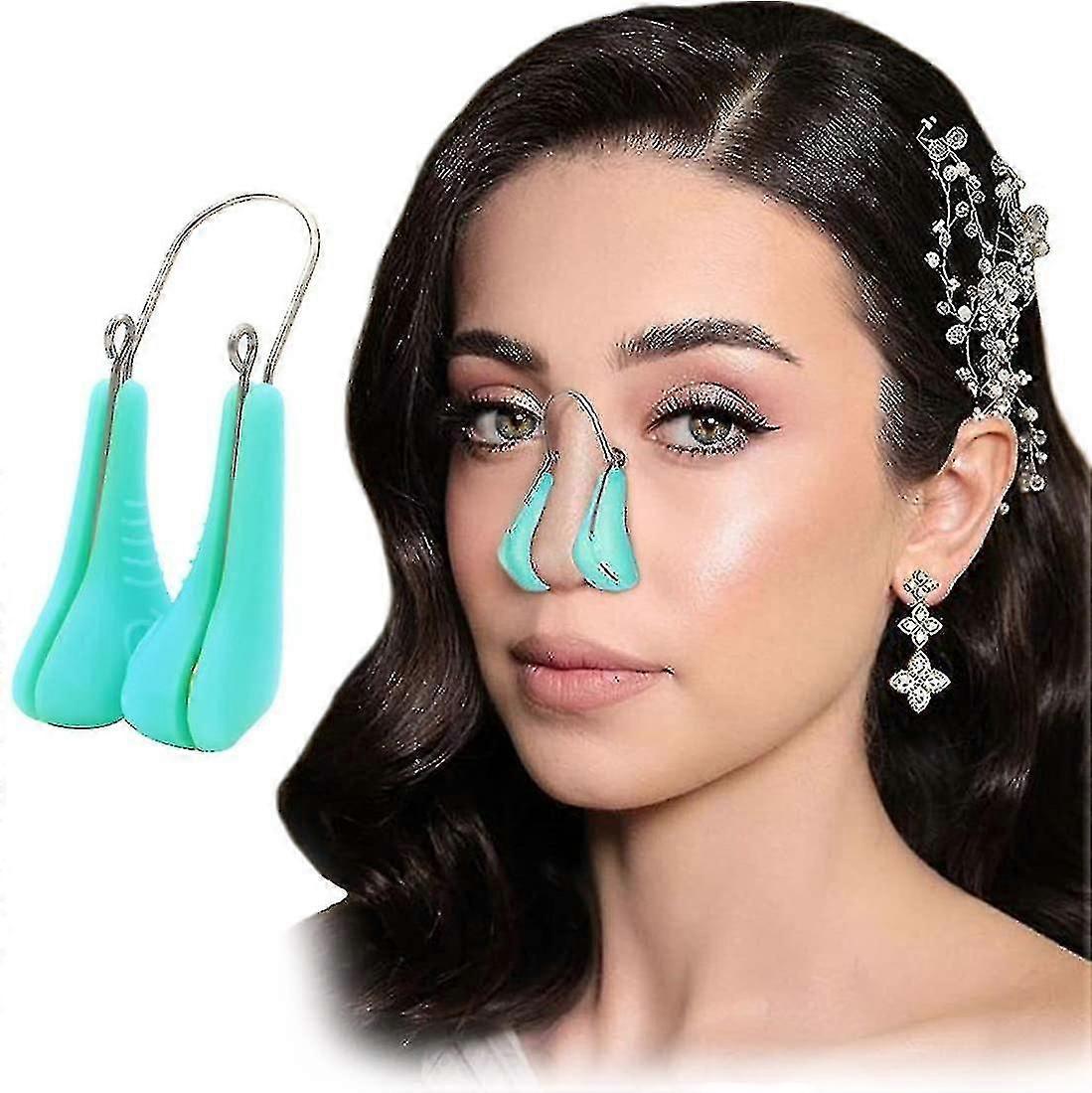 تجميل الأنف مقاطع التجميل رفع الأنف لينة سلامة سيليكون الأنف مصحح الأنف مصححات التخسيس (1PCS)