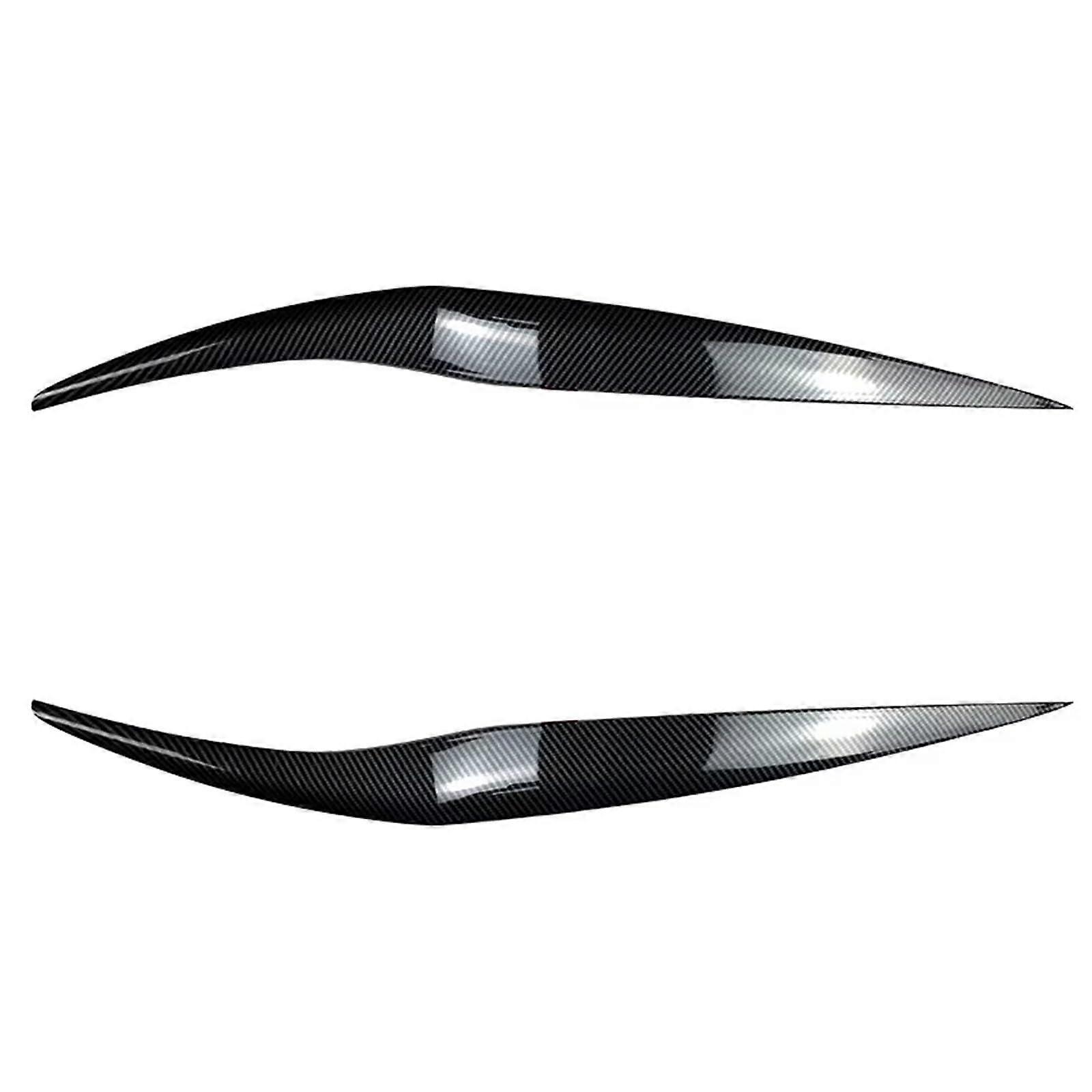 Headlight Eyebrow for Fiesta MK6.5 Front Headlight Cover Head Light Lamp Eyelid