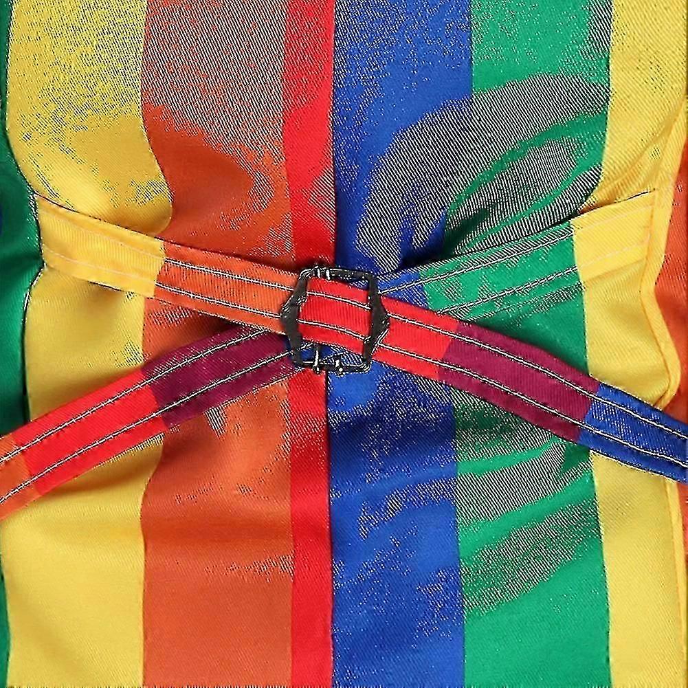 Chaleco delgado casual de rayas arco iris para hombres