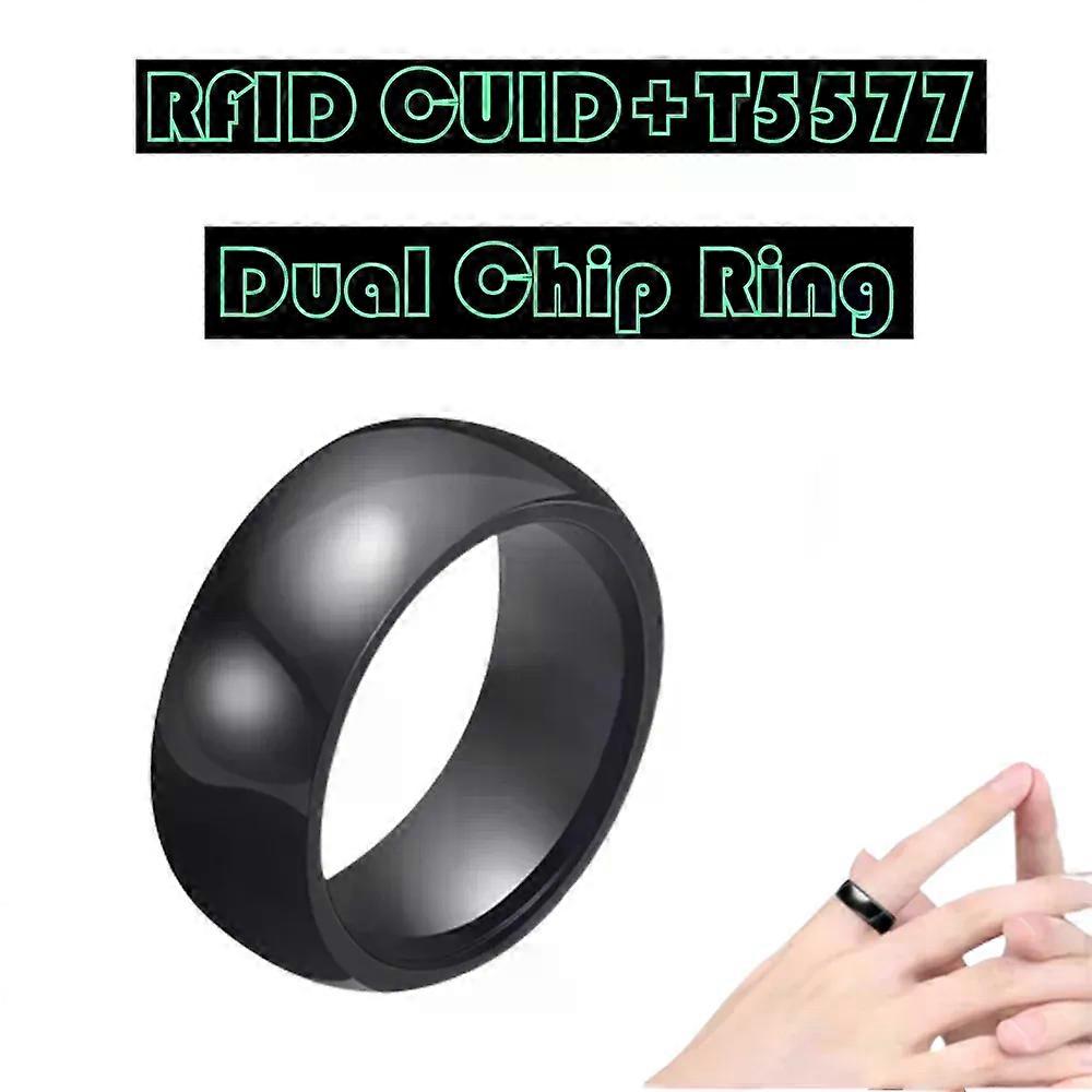 con Smart Dual Chip Clone Key IC 13.56Mhz Gen2 CUID Copy NFC Badge ID T5577 EM4305 Changeable Token 1K S50 Rewritable Ring