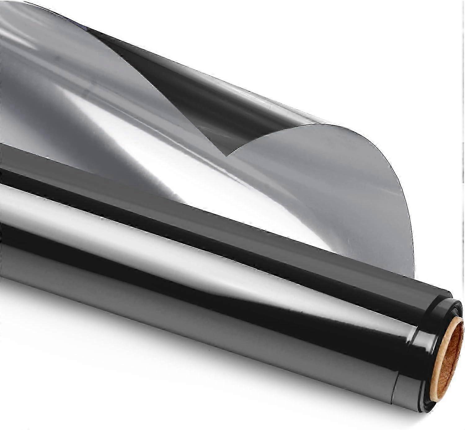 One Way Window Film Privacy, Mirror Window Tint Heat Control Daytime Privacy Protection Reflective Window Tint