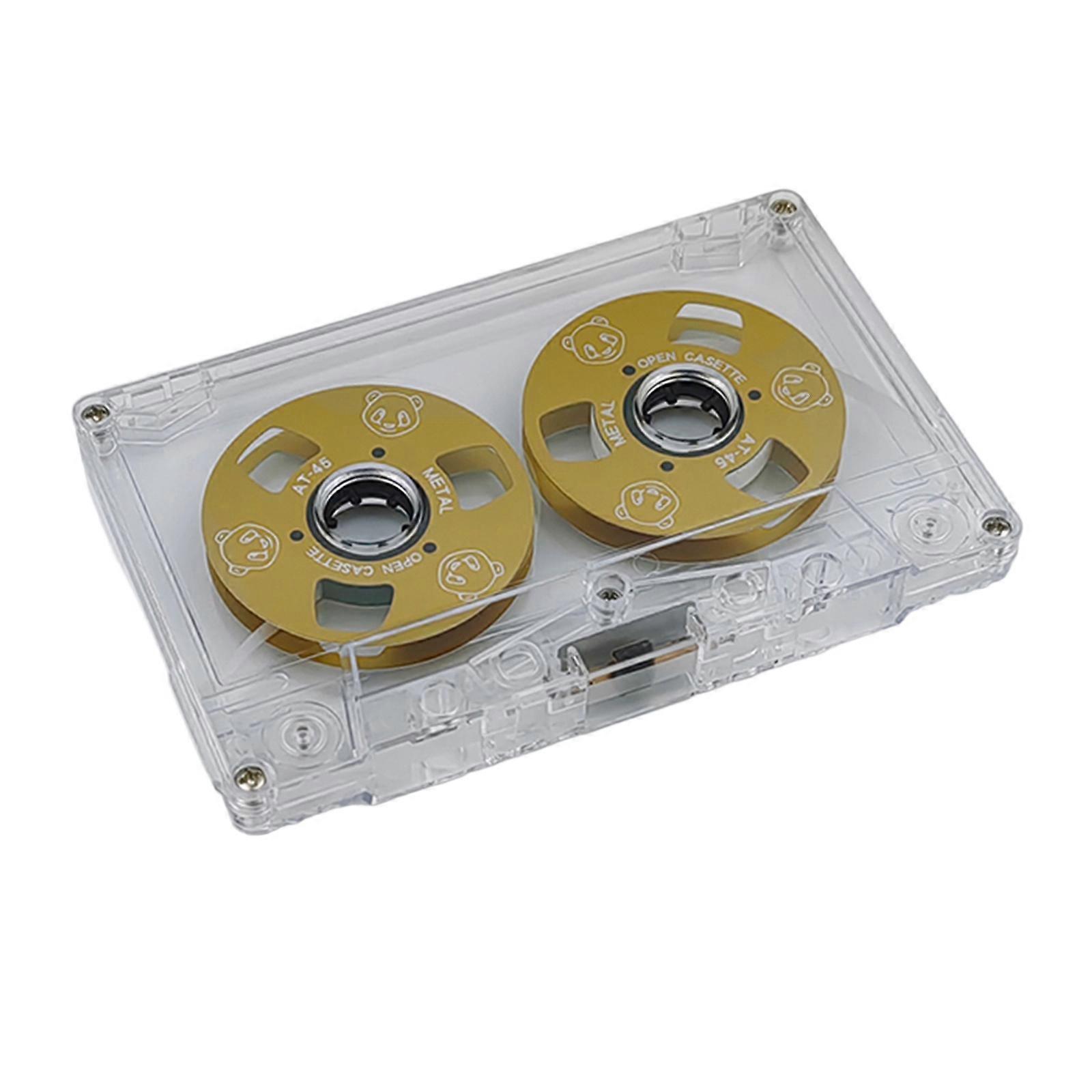 Metal Double Sided Metal Cassette Blank Tape 45 Minutes of Clear and Realistic Sound Recording for Speech Music