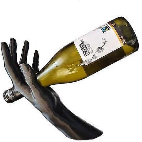 Hand-Shaped Wine Bottle Holder | Unique 3D Printed Wine Rack | Realistic Hand Design Bar Accessory | Modern Home & Kitchen Dcor | Funny & Creative Gif