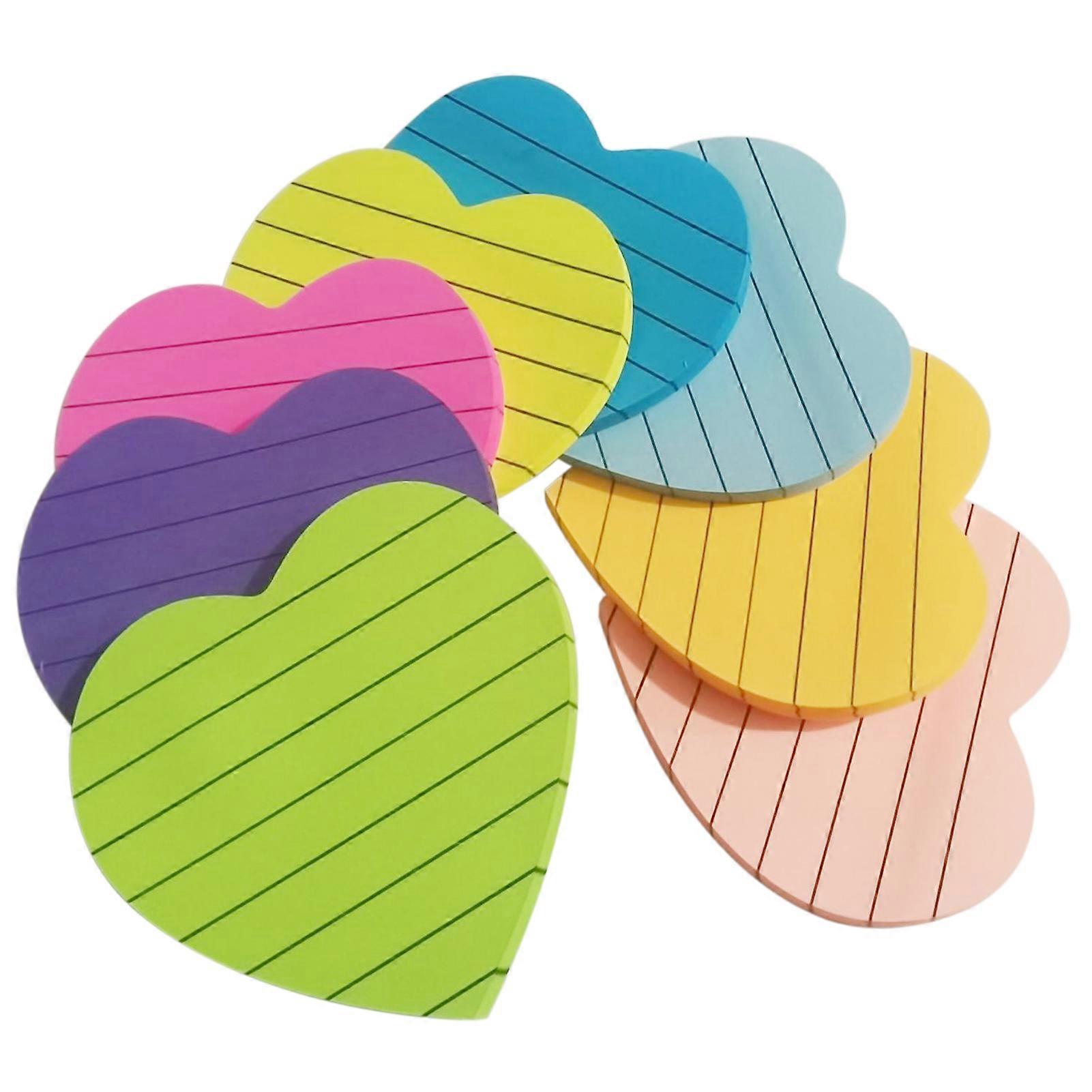 Multicolor Stick Notes Set Fluorescent Collection Stationery Memo Stickers