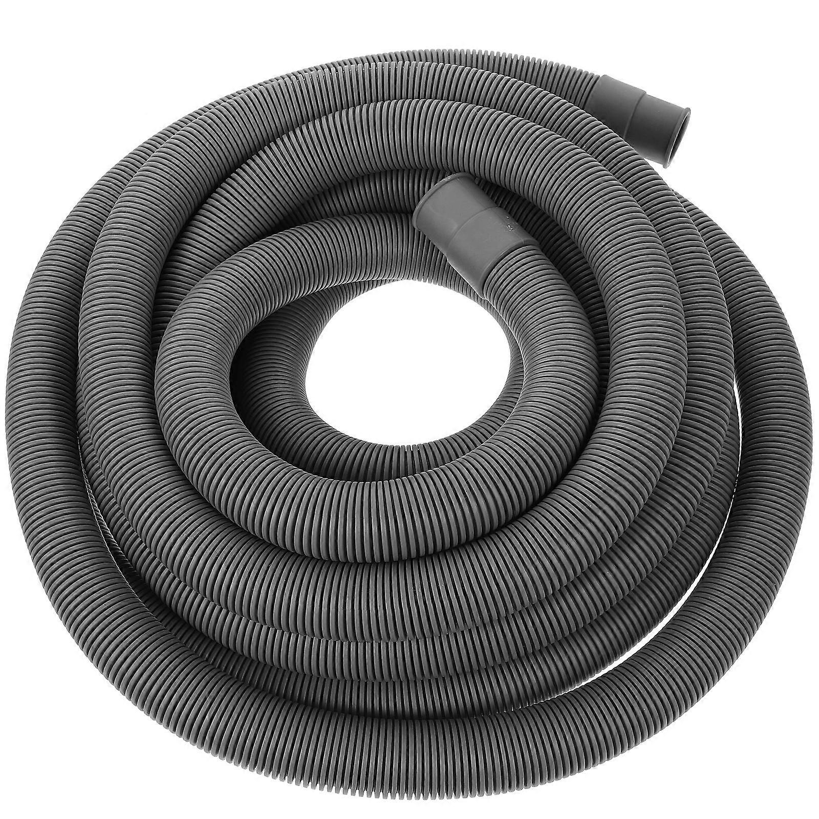 Washing Machine Draining Hose Extension for Home in Grey Made of Plastic 5 Meters