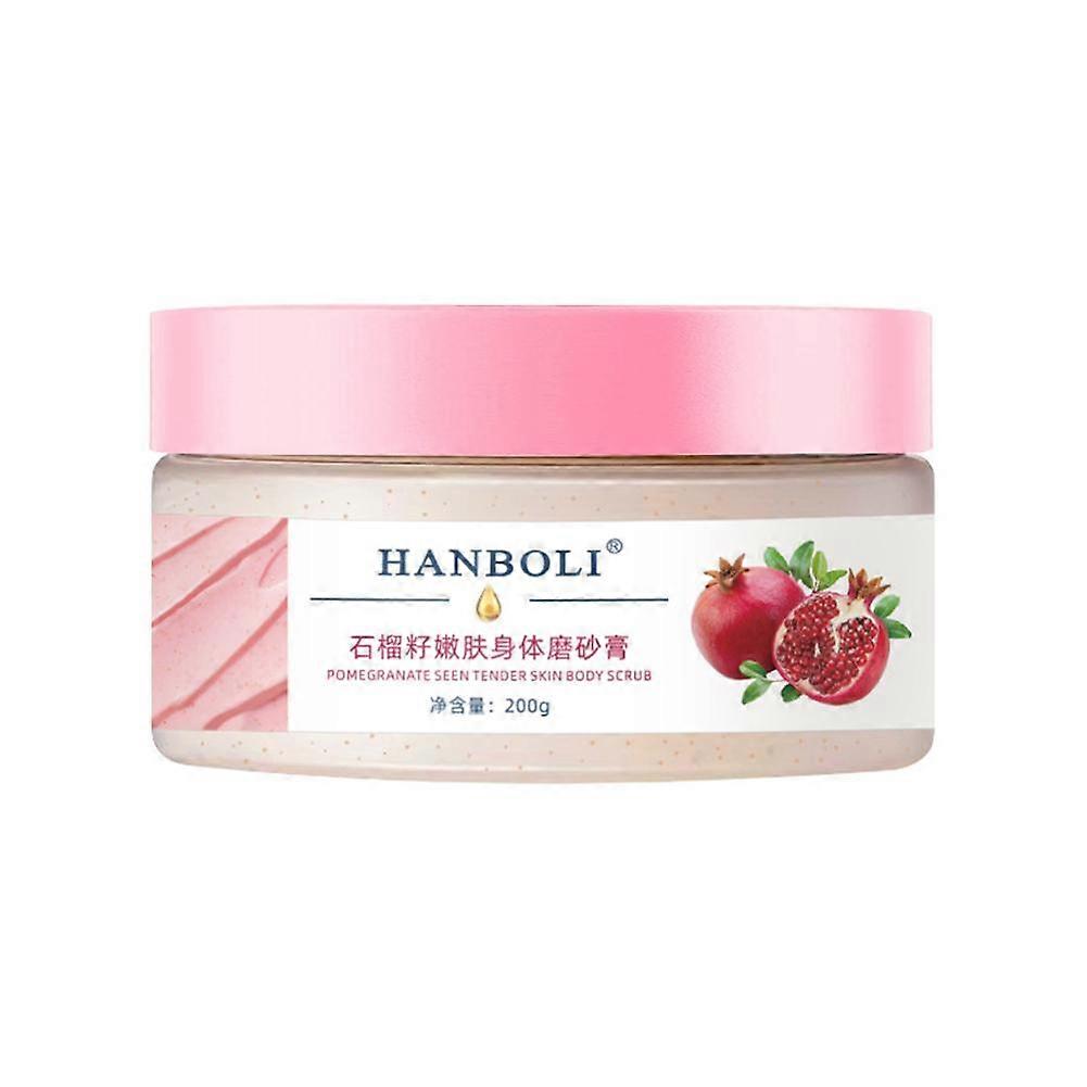 Pomegranate Scrub (A) $Hanboli Pomegranate Seed Rejuvenating Body Scrub Cleansing Skin Exfoliating Moisturizing Hydrating Scrub 200g