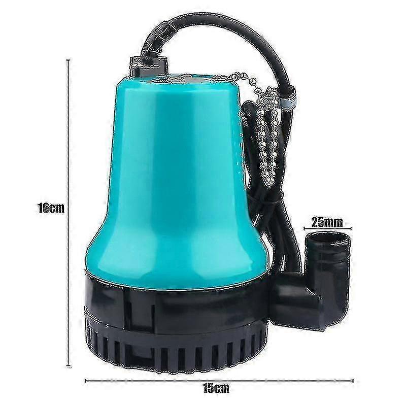 50W 4500L/H 5M DC 12V/24V Solar Water Pump with Brushless Motor for Water Circulation, Suitable for Irrigation, Fountains, and Fish Ponds
