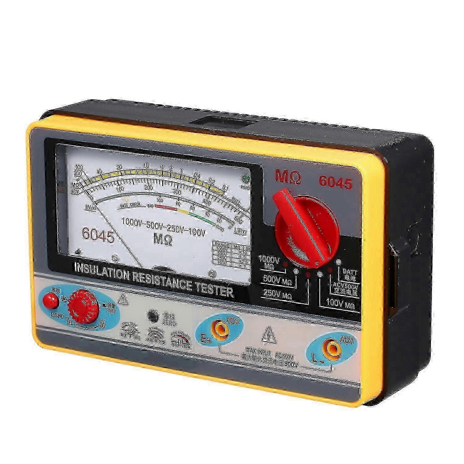 Isolationswiderstandsmessgerät Megger Digitales Ohmmeter 0-2000M Handheld Insulation Tester Edition