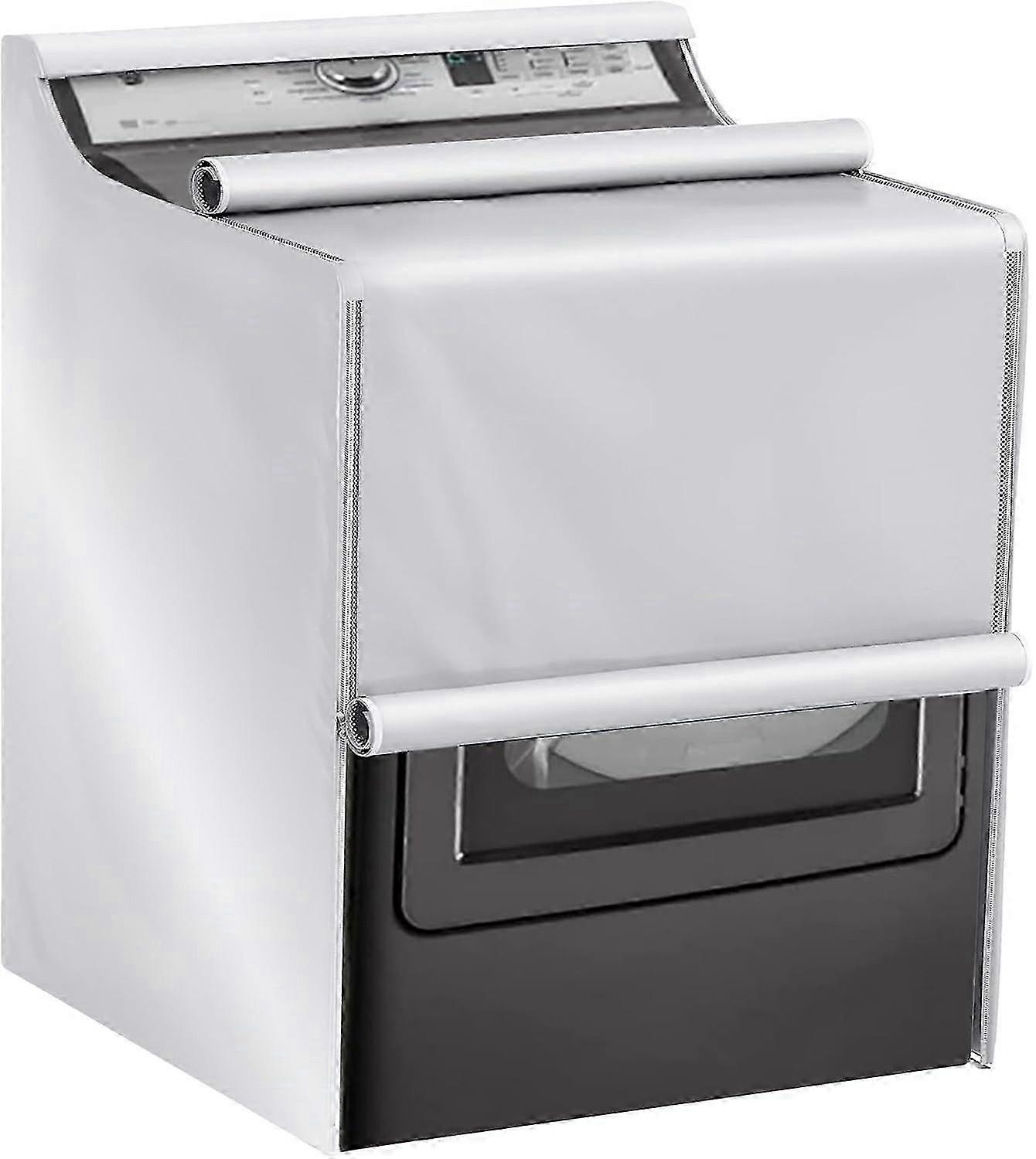 Protective cover for washing machine and dryer with zipper, durable and easy to use