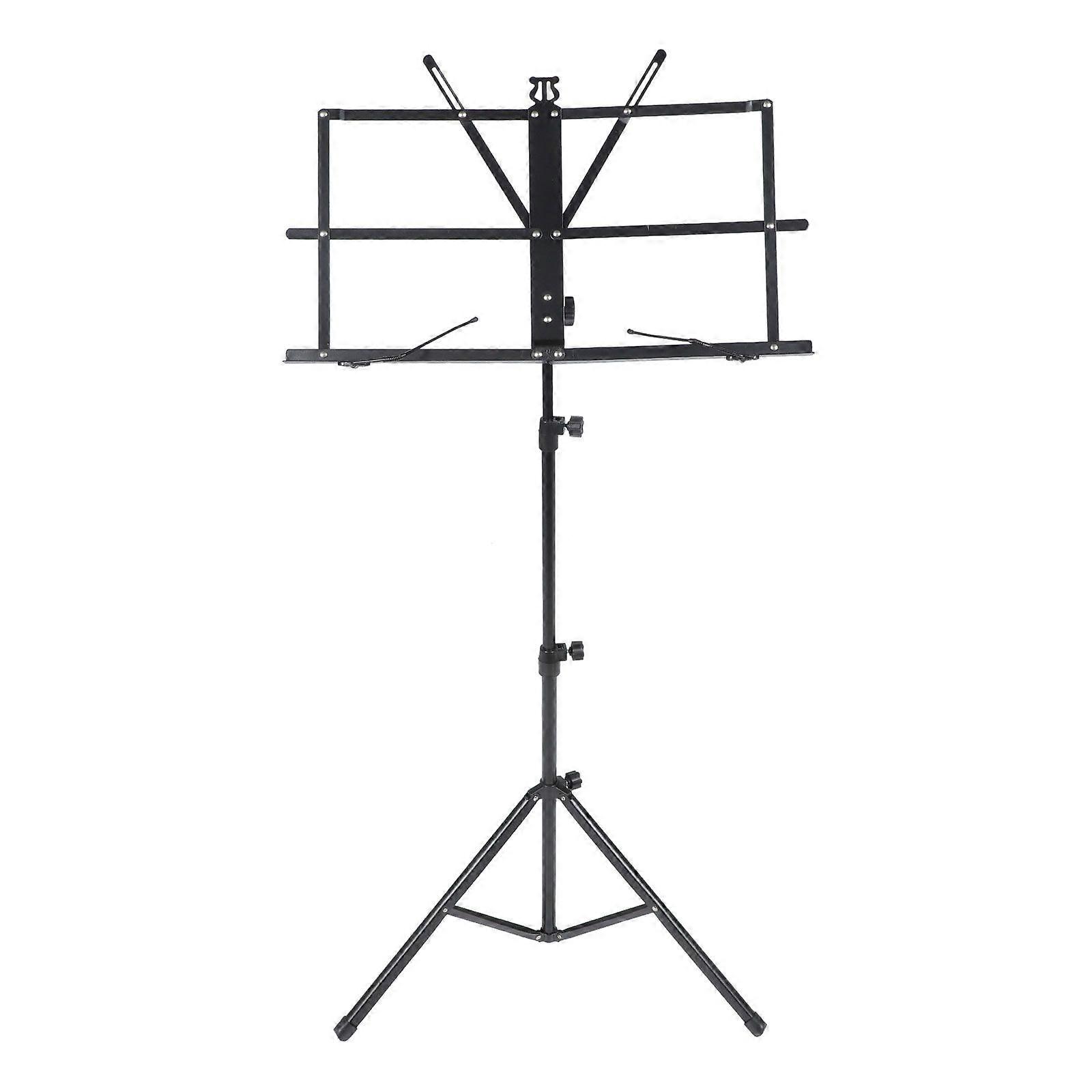 Music Score Stand Folding Portable Stand Vertical Reading Book Shelf for Home