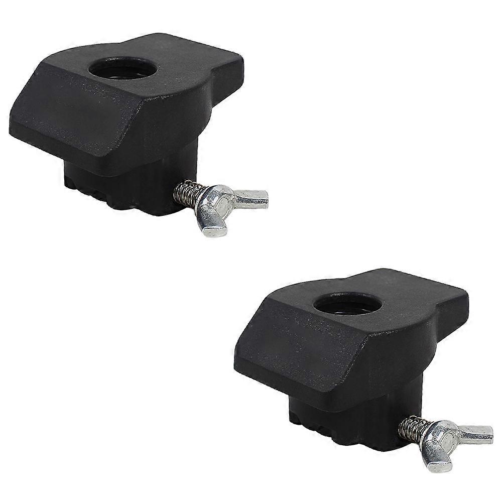 Grinding Guide Attachment 2Pcs Black Carbon Steel with Adjustable Depth Control for Grinding Use