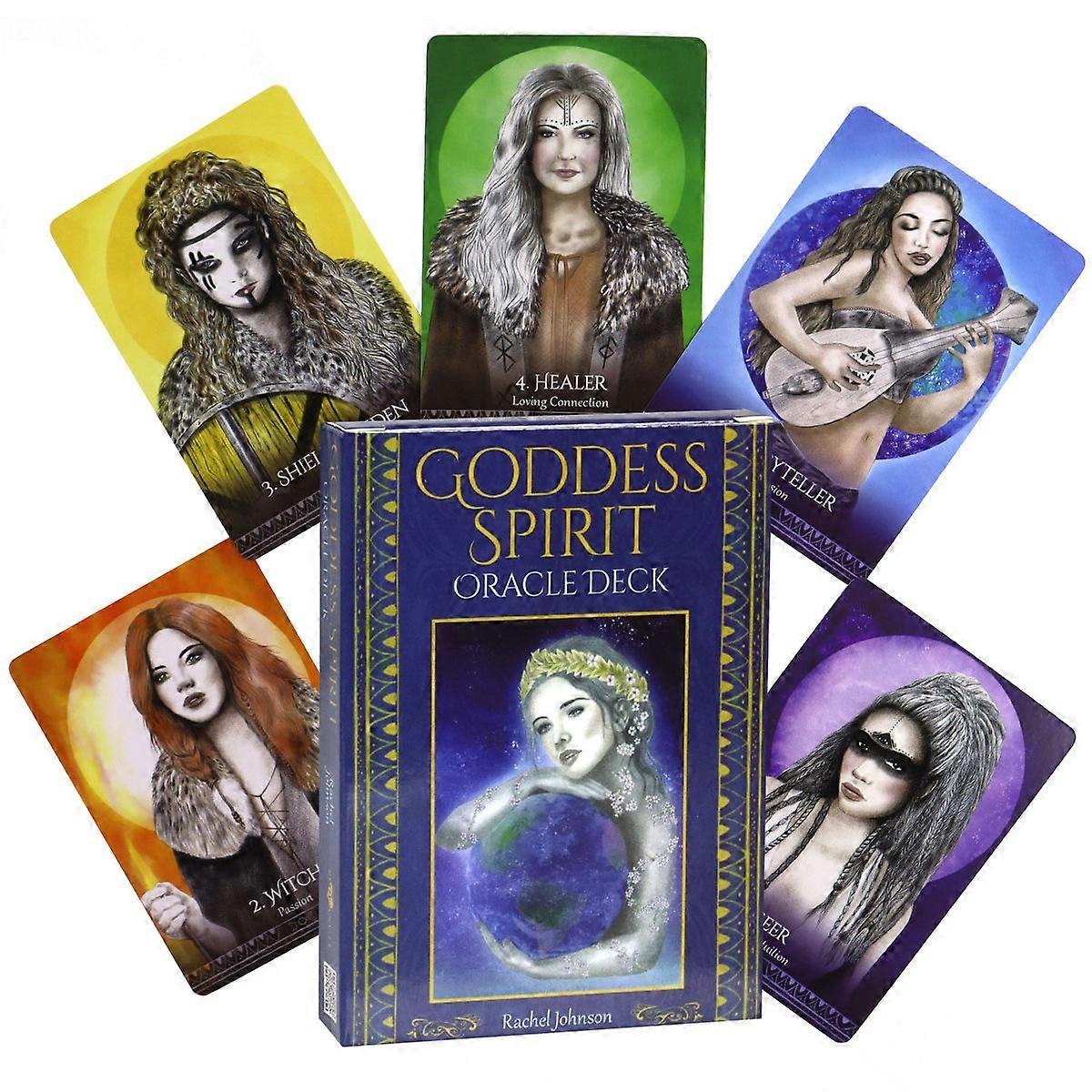 Goddess Oracle Cards Deck - Spirit Guidance Divination 44 Cards