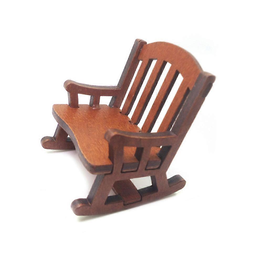 Mini Chair Ornament Model Retro Scene Simulation 1Pc