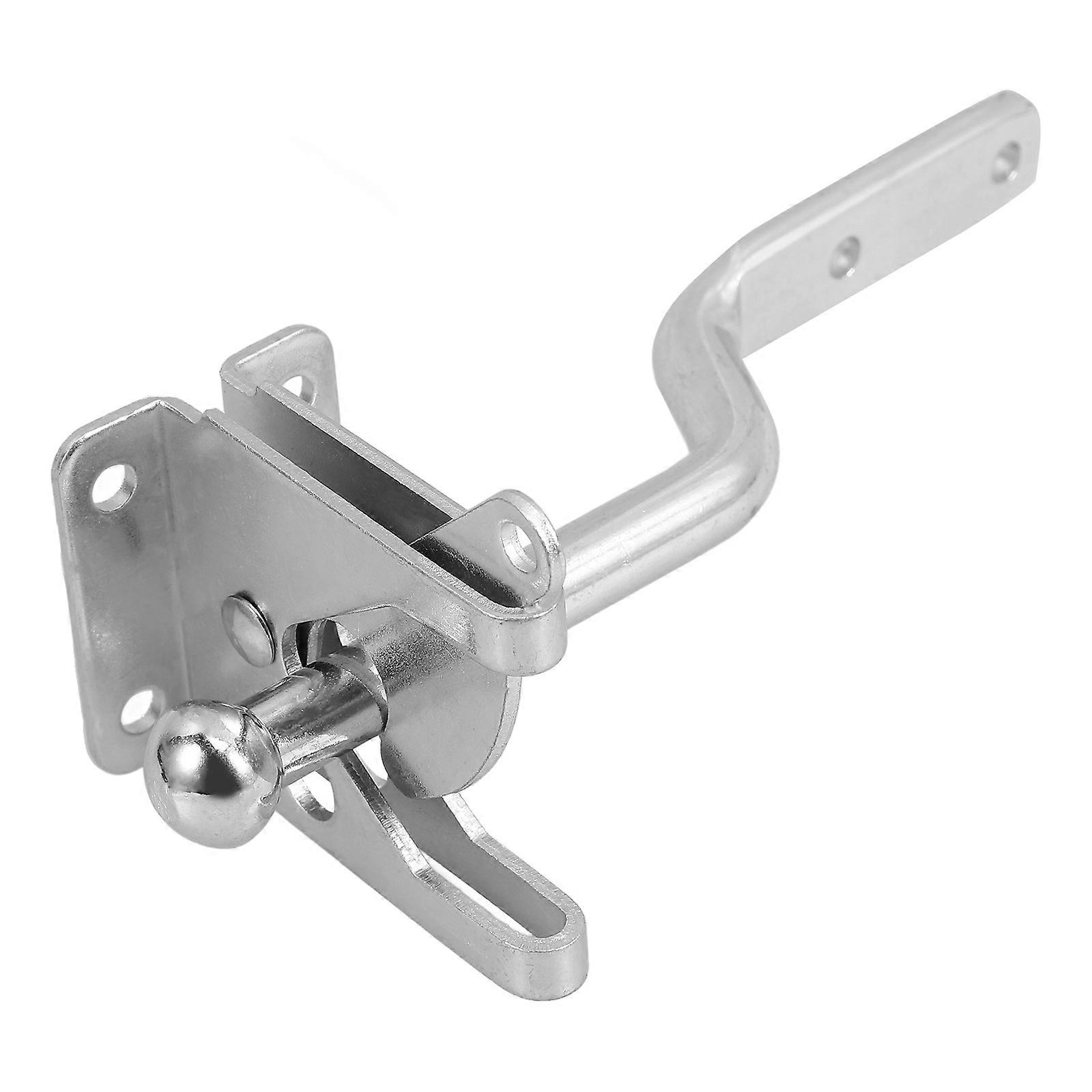Gate Hardware Heavy Duty Self-Locking Gate Latch For Garden Galvanized Steel 14.40X5.70X4.30CM Easy Installation 1Set