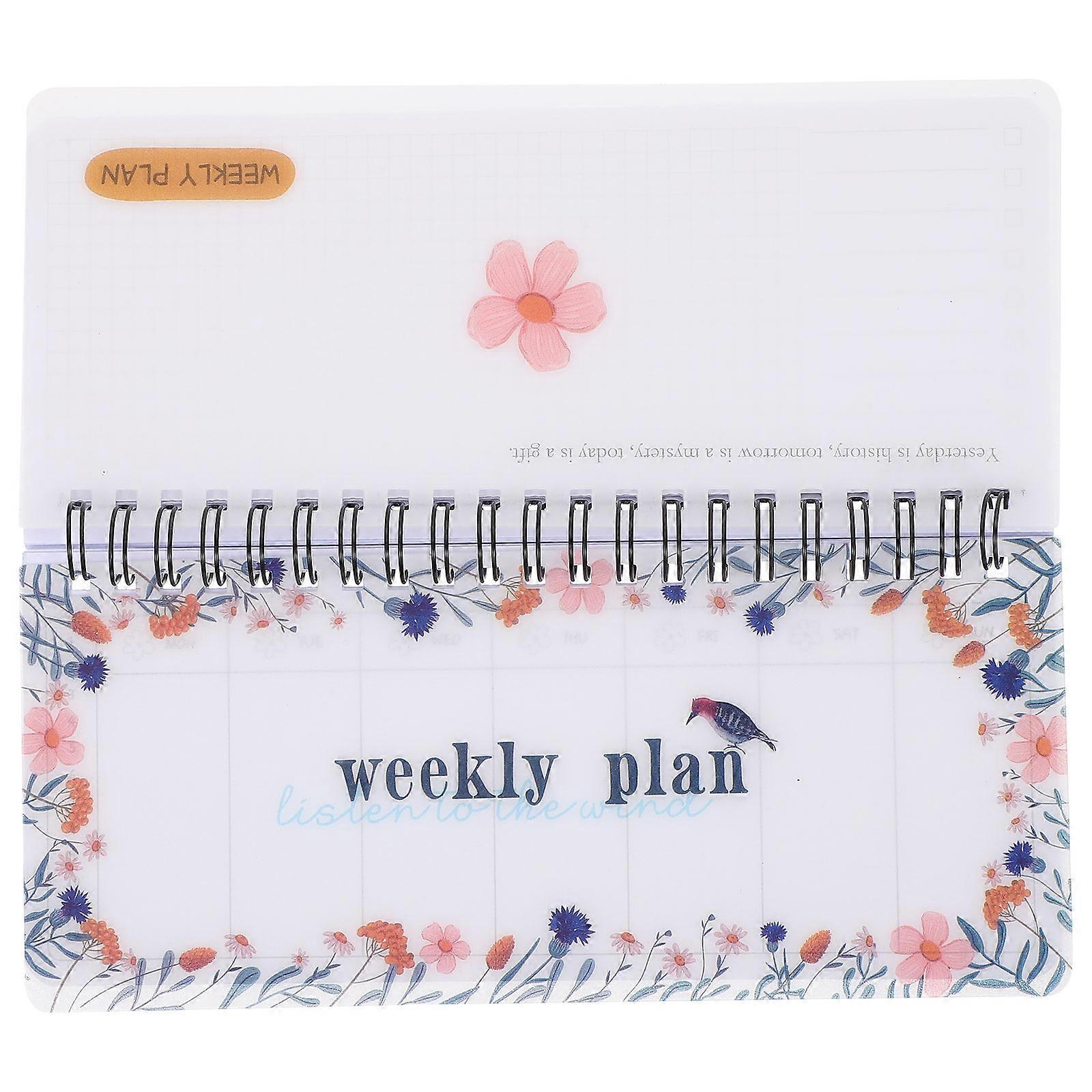 Compact Planner Notepad Multi-Function Note Book Binder Planner Organizer Student Accessory Office Note Taking 1Pcs
