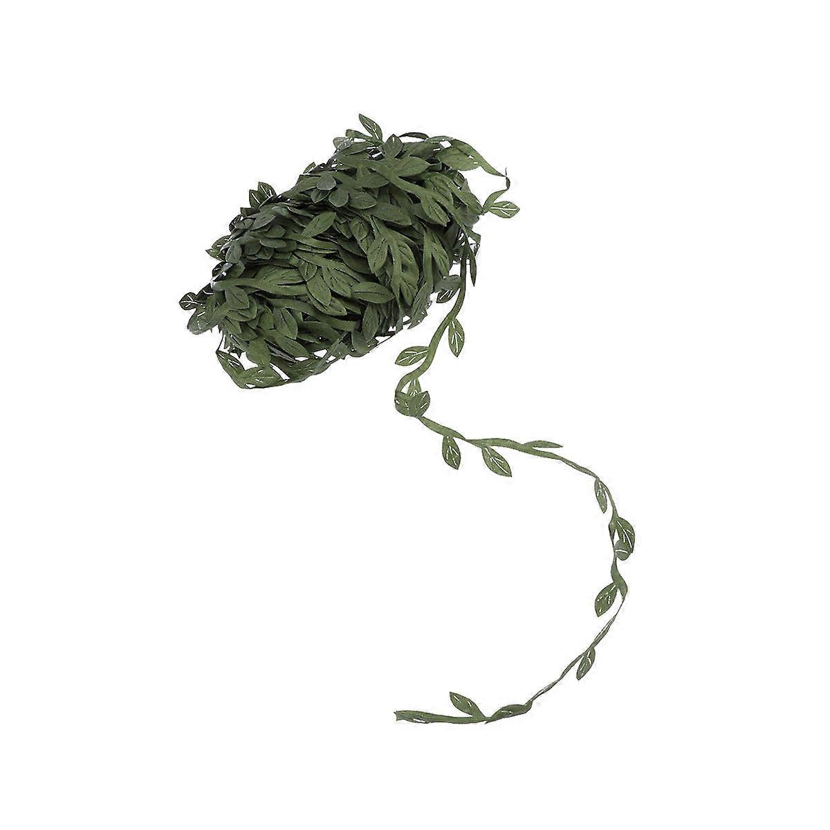 Artificial Leaves String 20M Length Green For Home Wall Desk Crafts 1Pcs