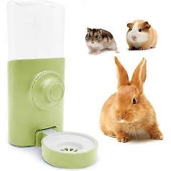Hanging Rabbit Waterer - Non-Drip Automatic for Small Pets (Green)