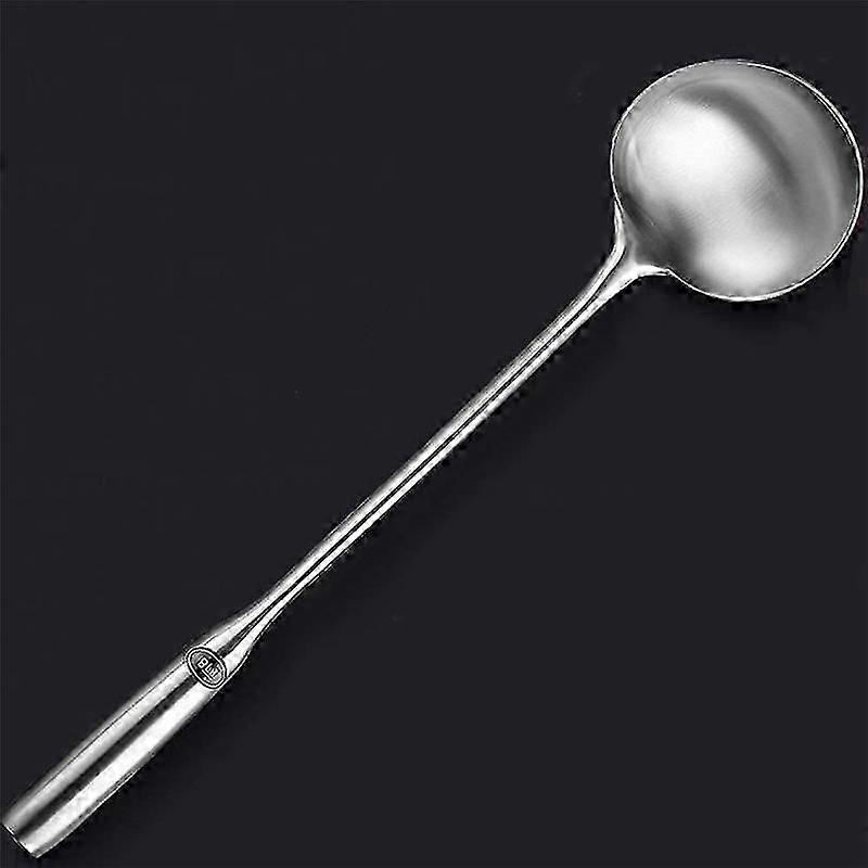 Soup Ladle, Wok Spatula,the Longer Handle Shovel Spoon Rustproof, Heat Resistance, Integral Forming