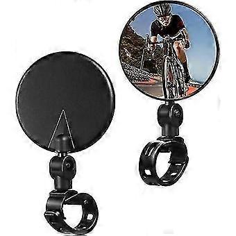 Espelho retrovisor de bicicleta, espelho retrovisor de equitação de bicicleta, espelho retrovisor de bicicleta ajustável 360, retrovisor de bicicleta grande angular de alta definição mi