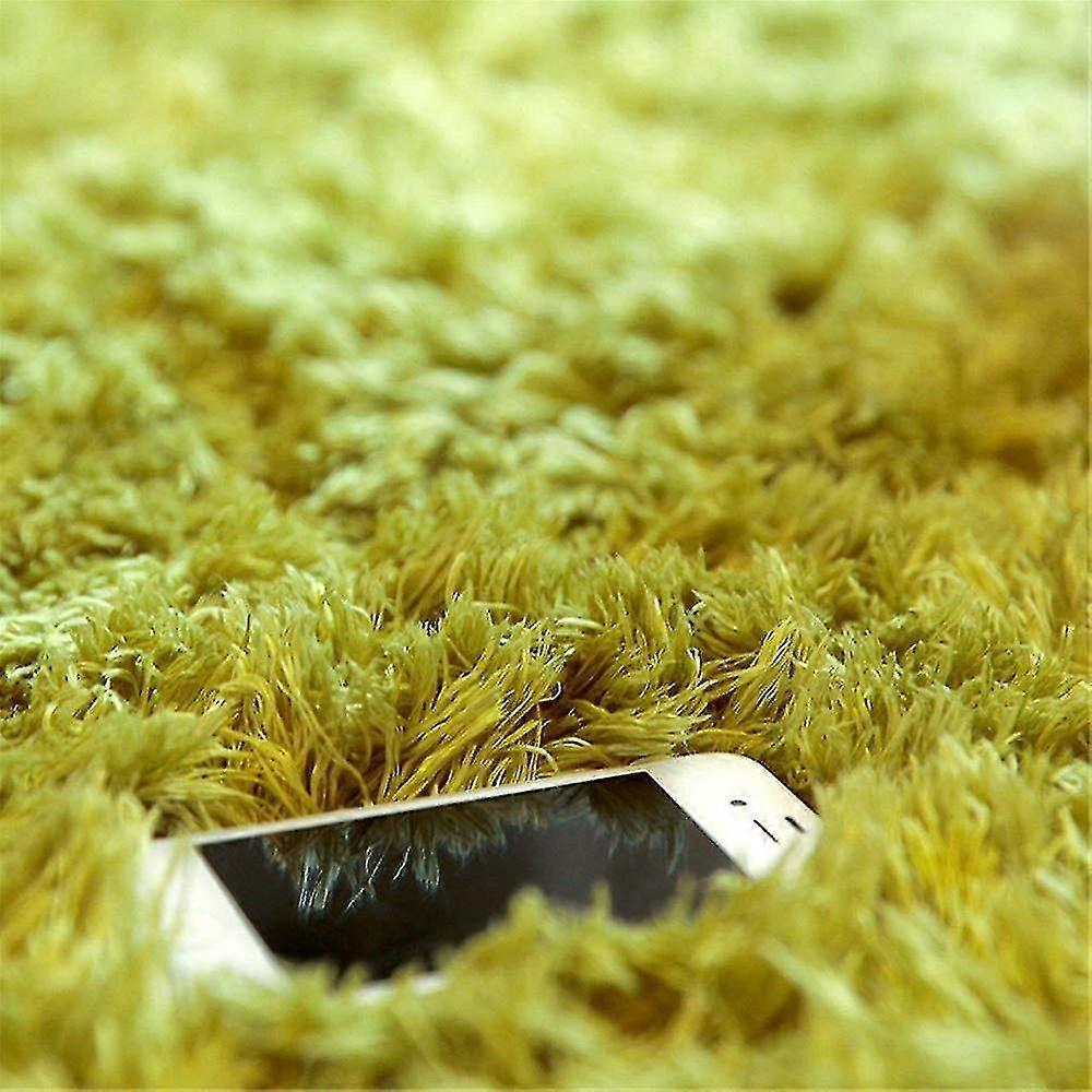 Round Non-slip Bath Mat, Super Absorbent Shaggy Rug, Machine Washable, 60cm