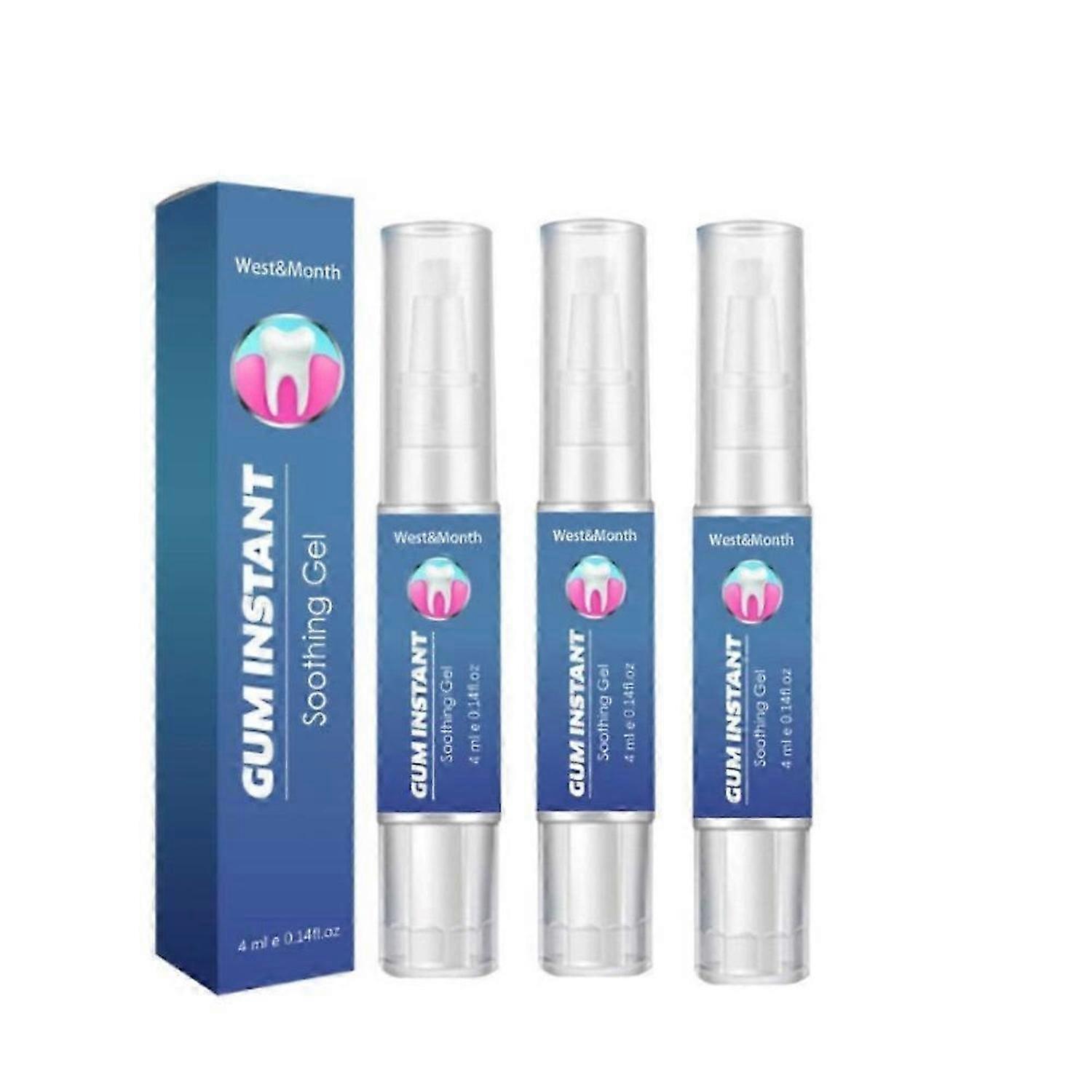 3pcs Zahnaufhellungs-Gel-Stift Extra starker weißer Zahnaufheller Zarter Fleckenentferner