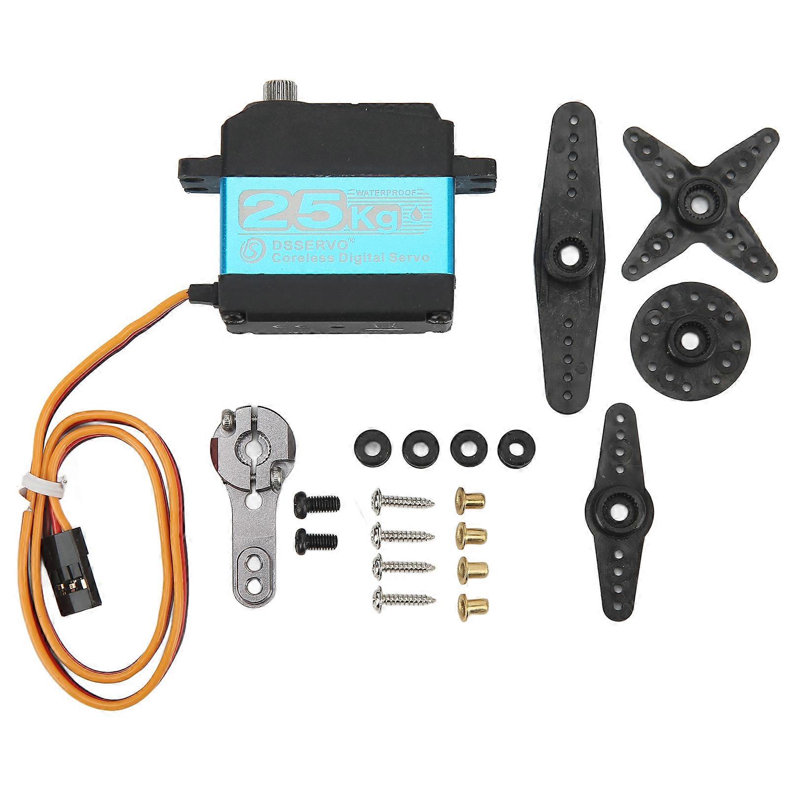 25KG Servo Blue Digital Waterproof High Accuracy Potentiometers Stable Performance DS3225SG