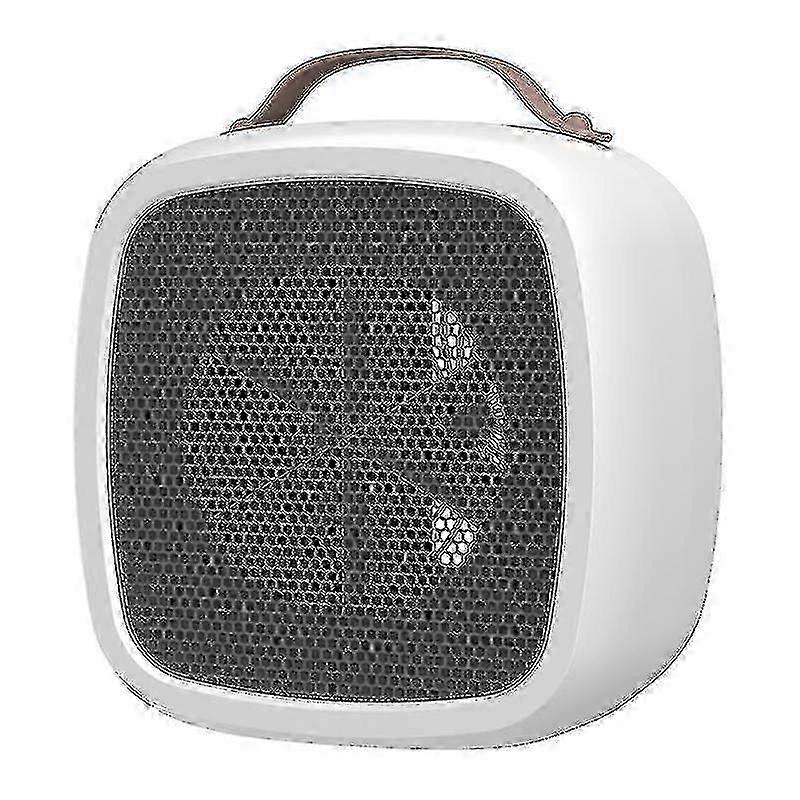 Battery Powered Space Heater - Compact Electric Mini Fan Heater With Thermostat