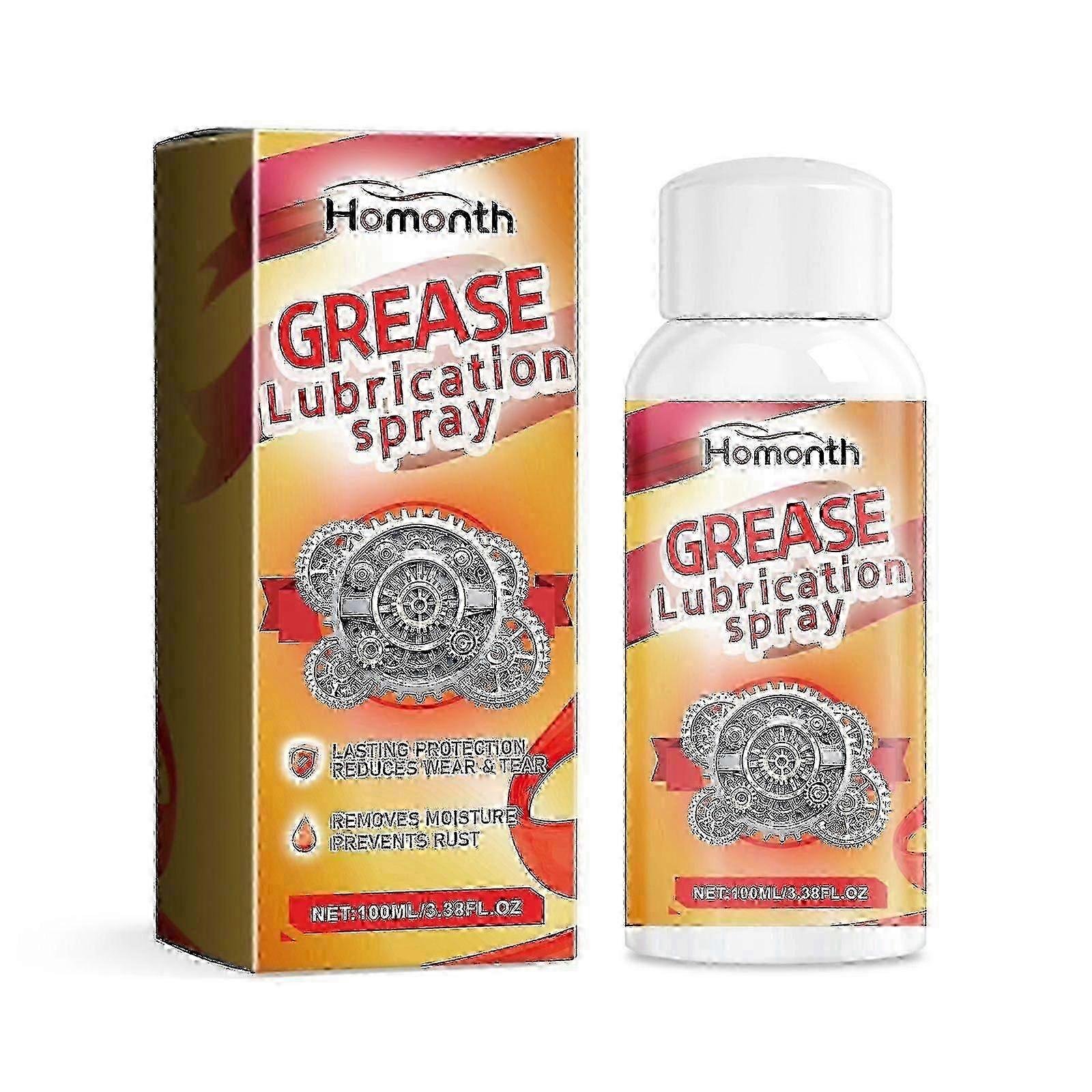 Multi-Functional Mechanical Grease Lubrication Spray Household Mechanical Gear Lock Core Hinge Door Rust Prevention Spray