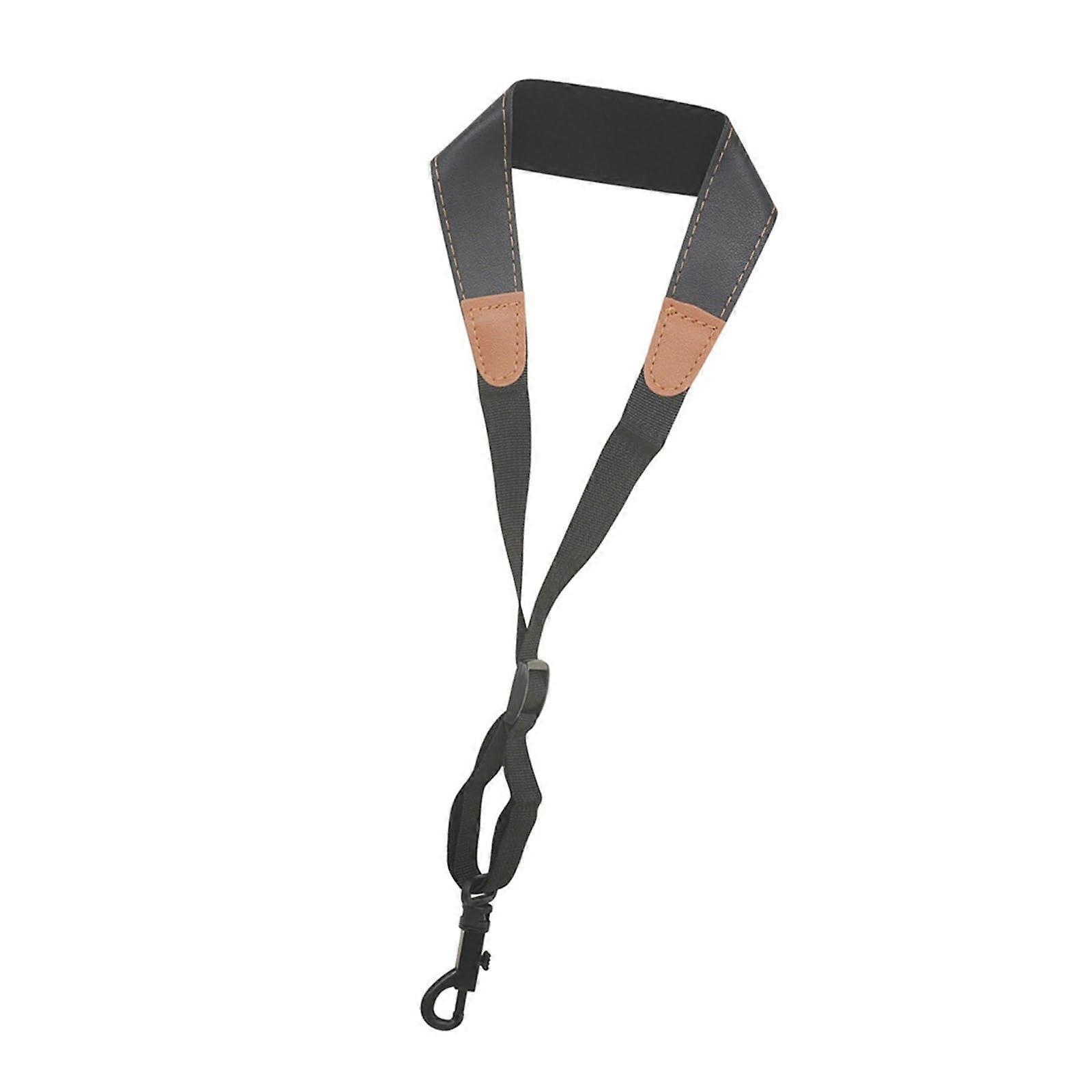 Saxophone Neck Strap Leather Adjustable Shoulder Strap Comfortable Beginner Professional Saxophone Accessory
