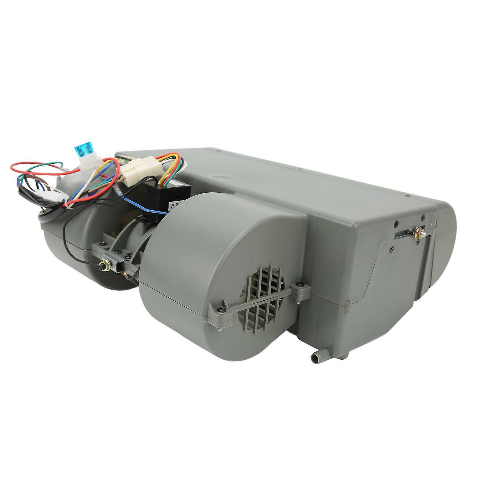 24V Air Conditioning Evaporator Assembly 4 Speed Wind Direction Temperature Adjustment for Bus Truck RV Camper 