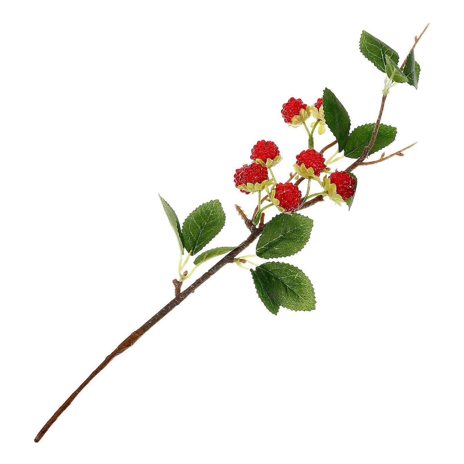 Artificial Raspberry Ornament For Decorative Displays Homeowners DIY Crafts 1Pcs